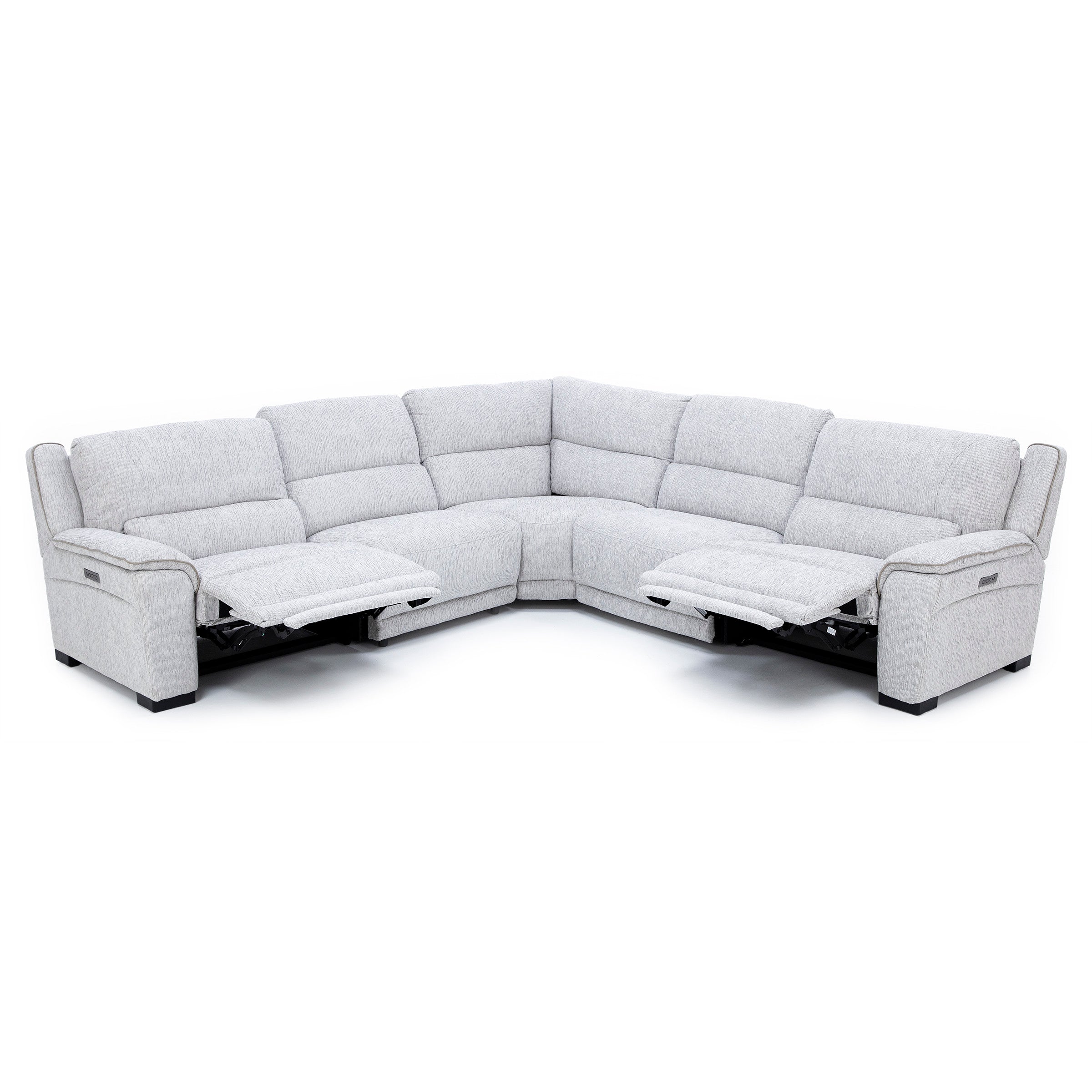 journal standard FurnitureFAN ジェイエスエフファン Jayden 5-Pc. Power Headrest Zero Gravity Reclining Sectional for