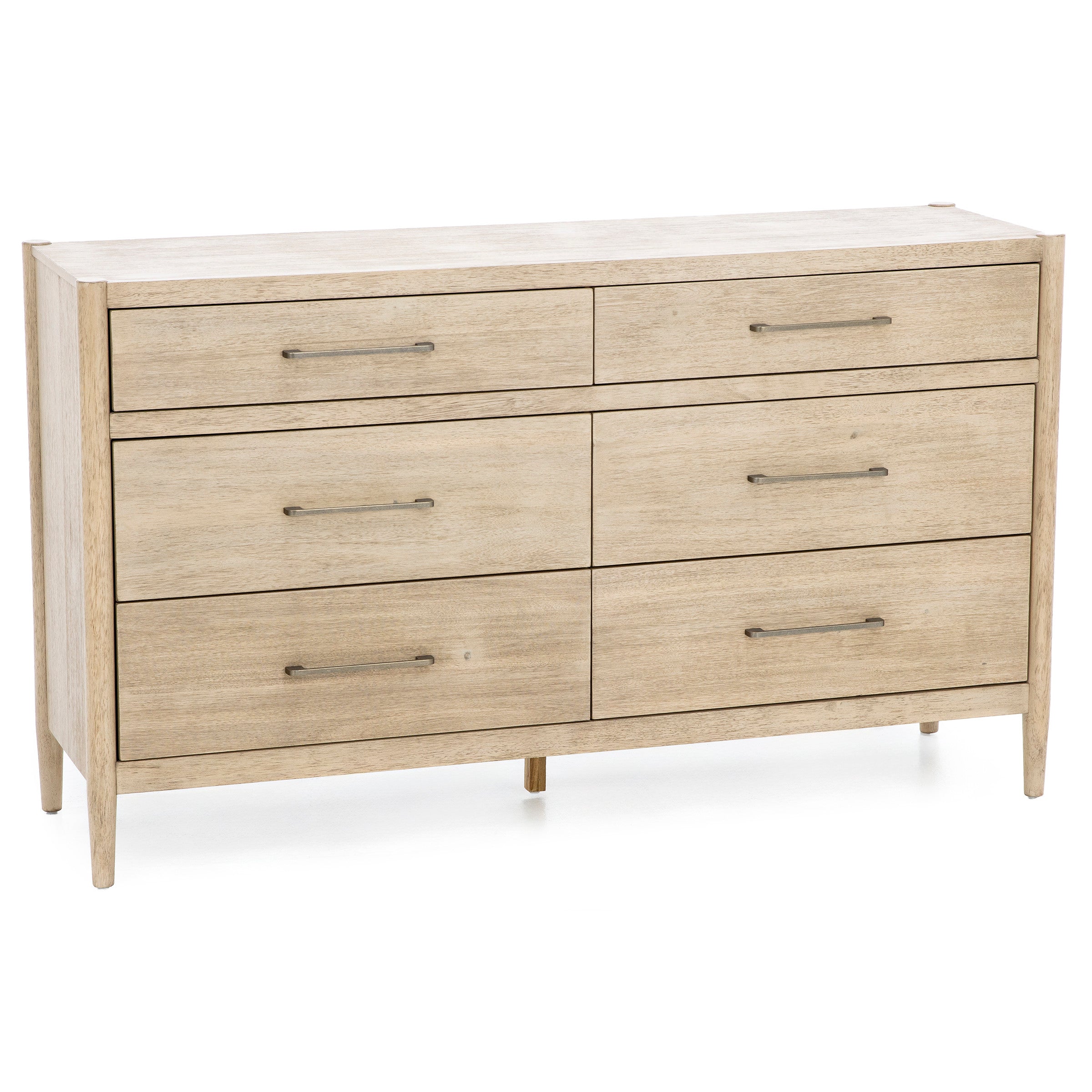 dresser with sunshine lady face Jane Metal hardware covered in