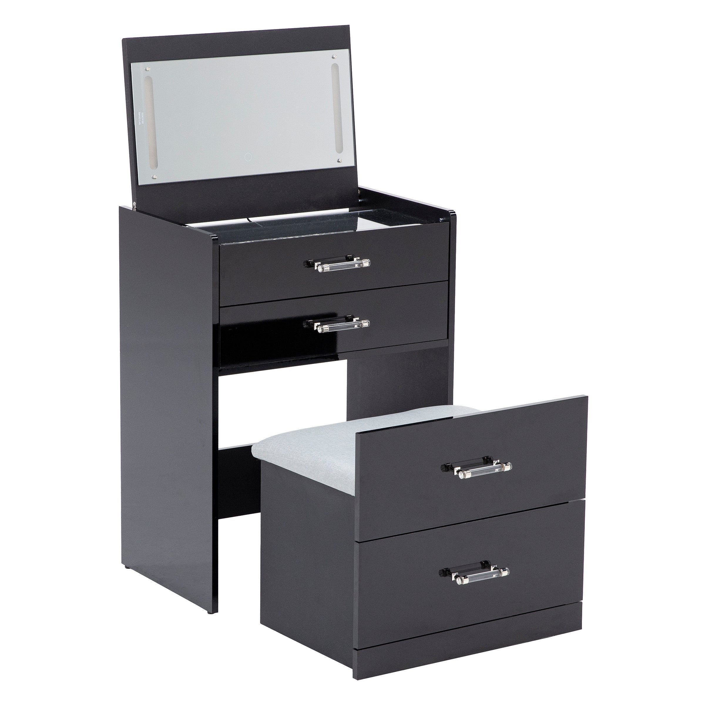 Zoe Mini Vanity In Black for your Kids – Steinhafels Furniture