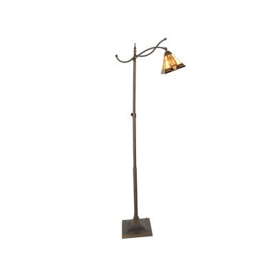Marley Tiffany-Style Glass Task Floor Lamp 62.25"H