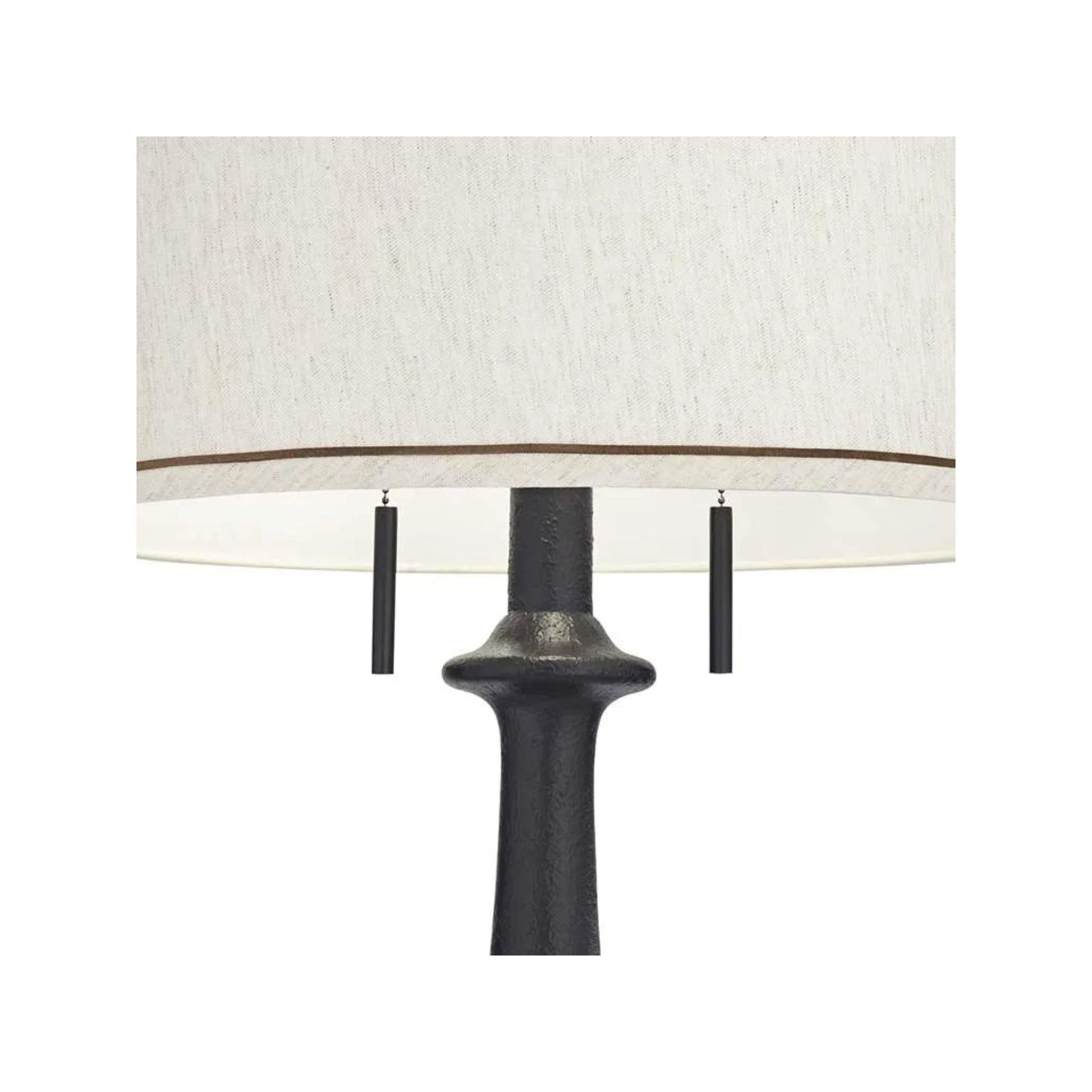 Black Floor Lamp 66"H
