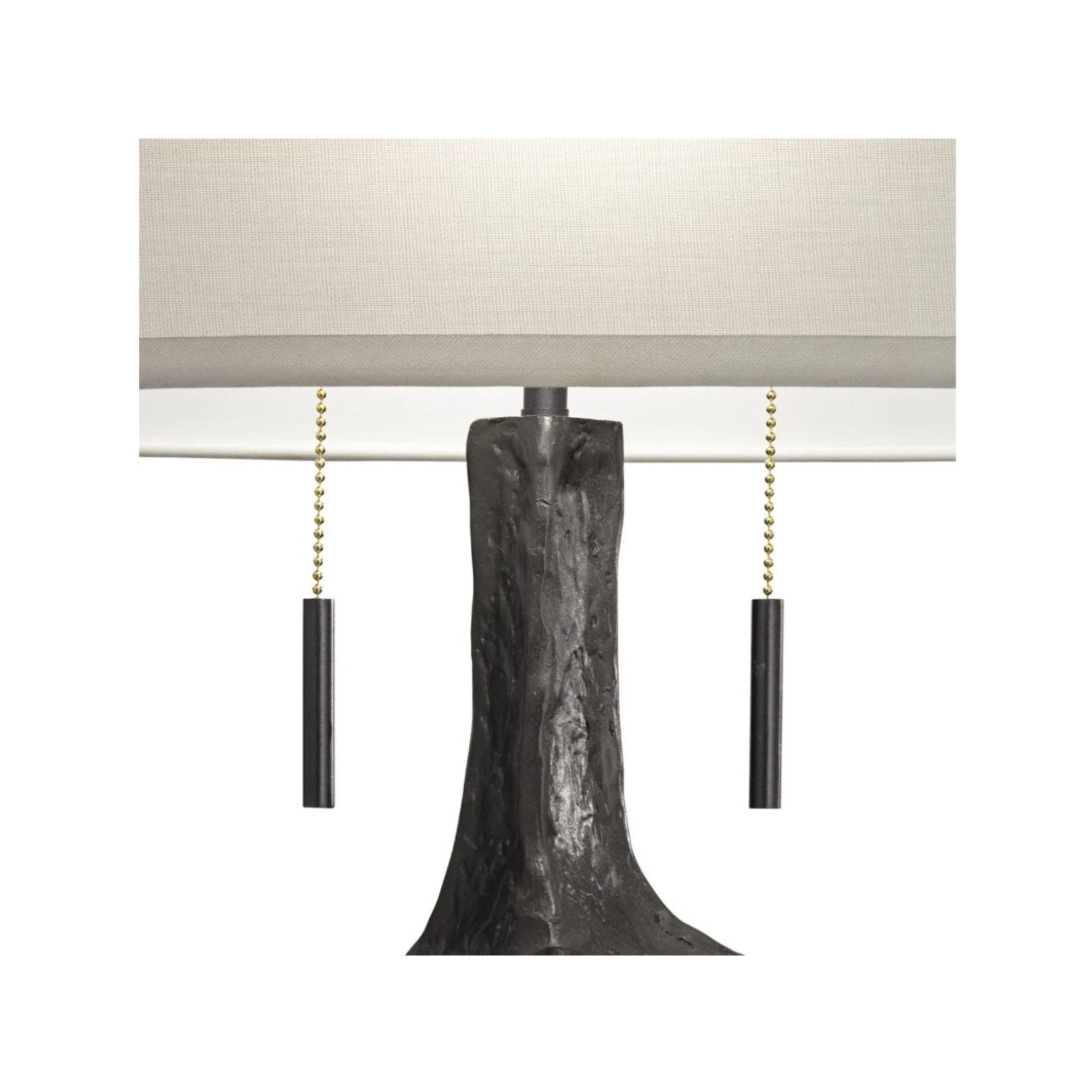 Black Sculpture Floor Lamp 66.75"H