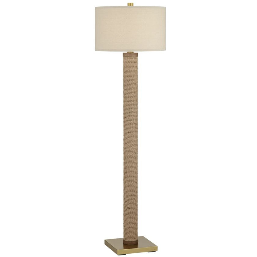 Rope Column Floor Lamp 64"H