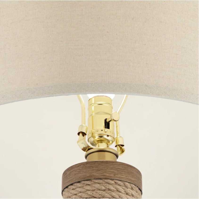 Rope Column Floor Lamp 64"H