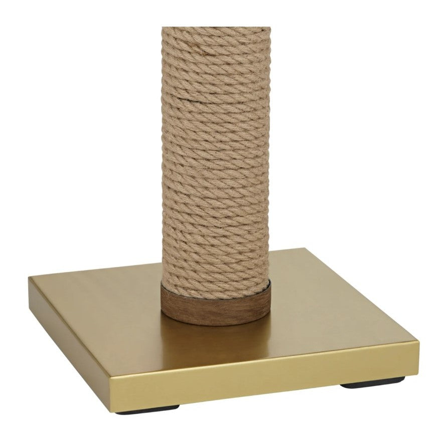 Rope Column Floor Lamp 64"H