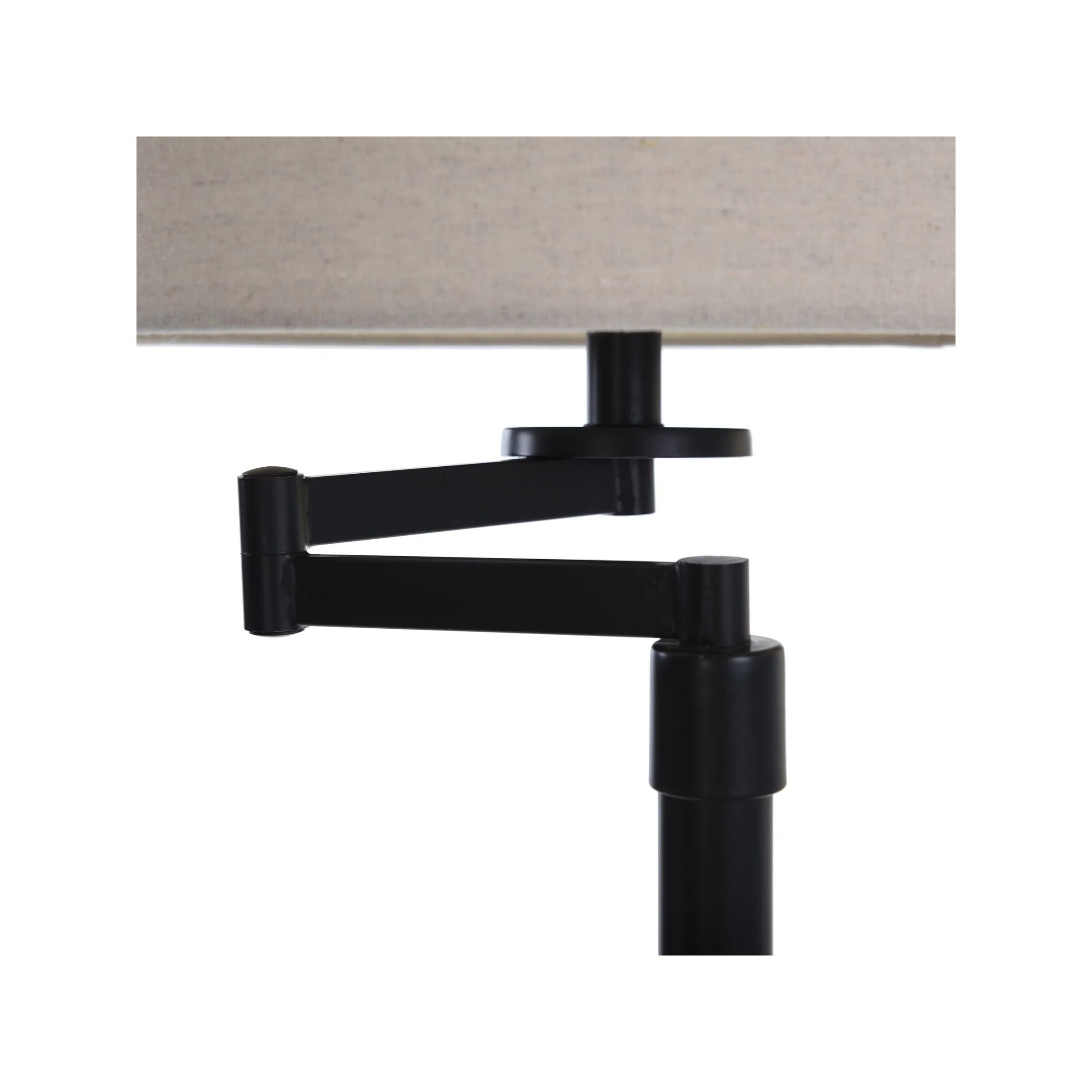 Bronze Swing Arm Floor Lamp 61"H