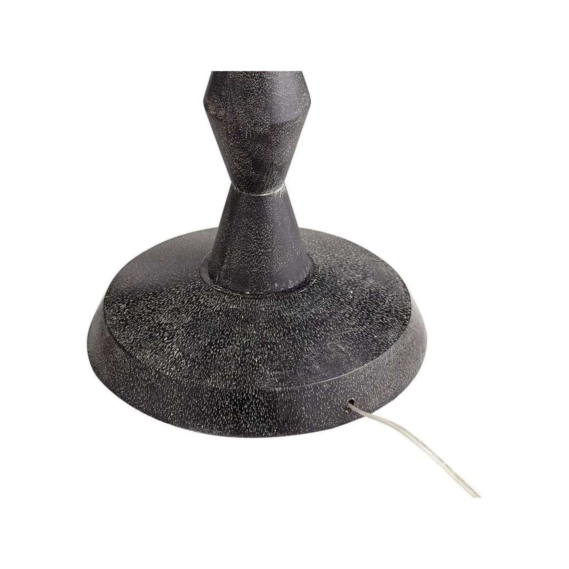 Black Wash Floor Lamp 75"H