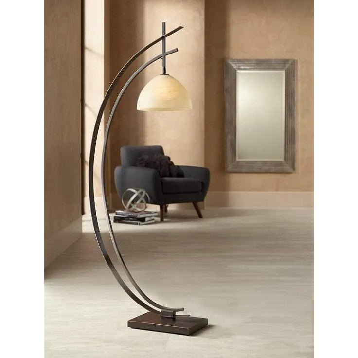 Bronze Orbit Floor Lamp 67.5"H