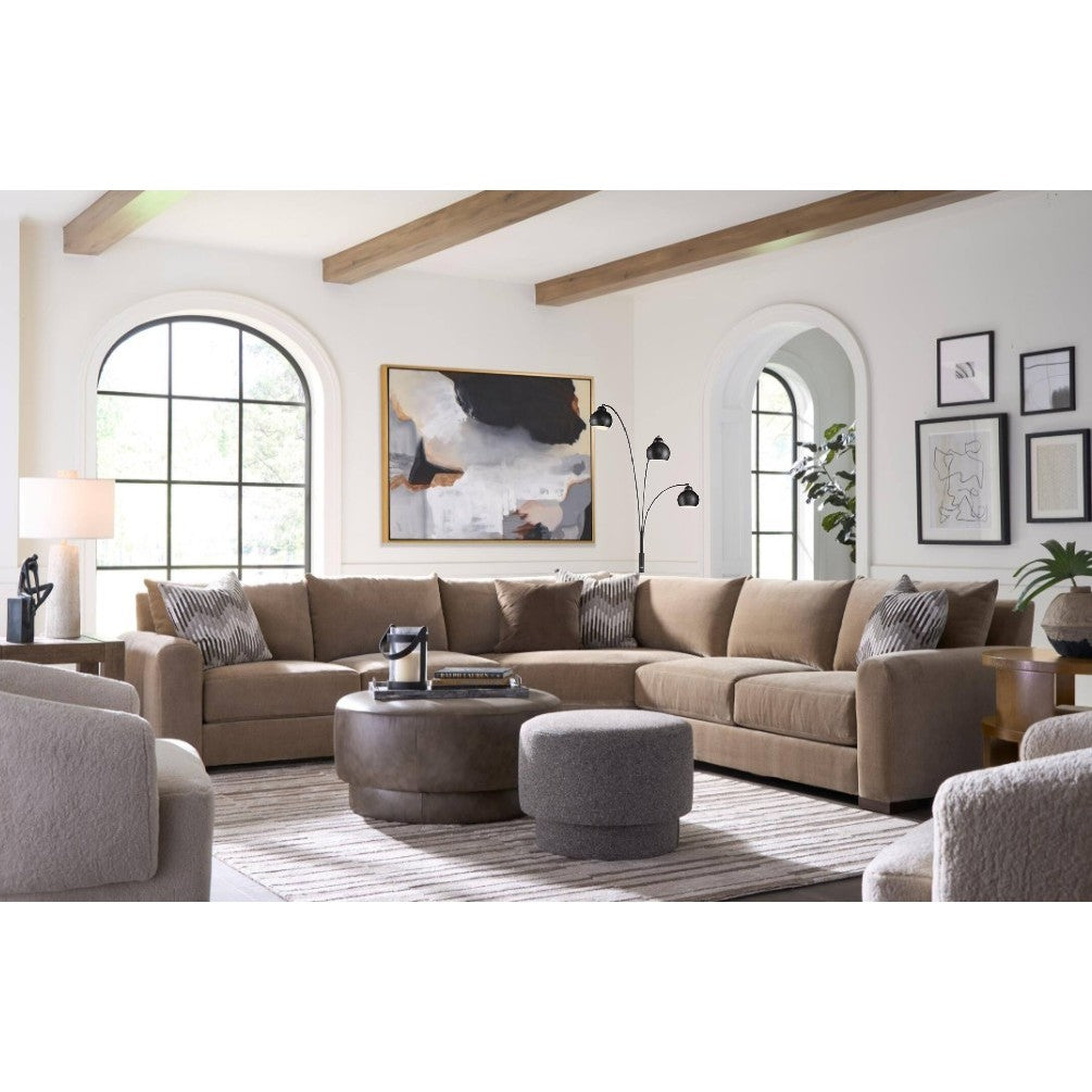 Tri-Light Bronze Floor Arc Lamp 83"H