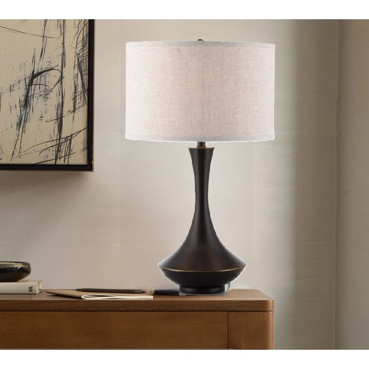 Bronze Metal Table Lamp 29"H