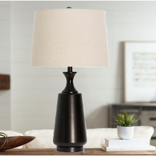 Bronze Metal Touch Table Lamp 34"H