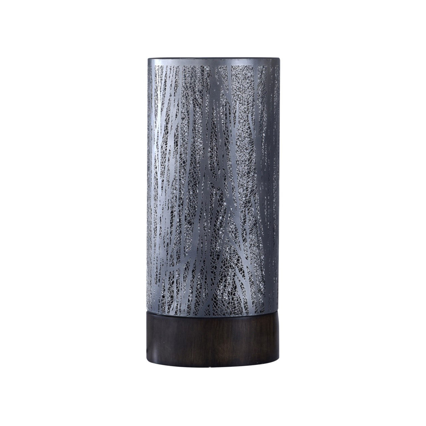 Metal Screen Table Lamp 24"H