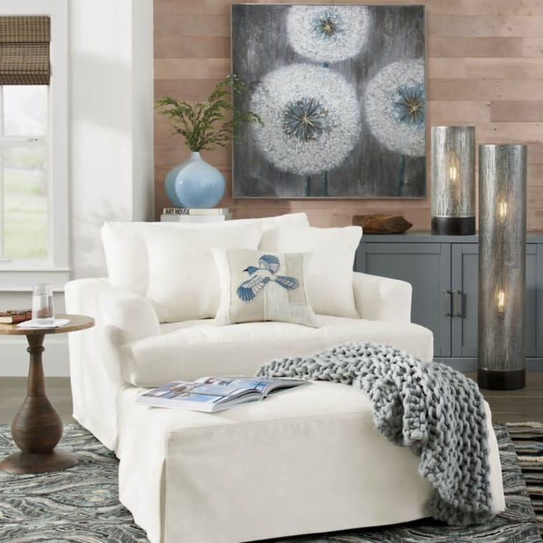 Metal Screen Table Lamp 24"H