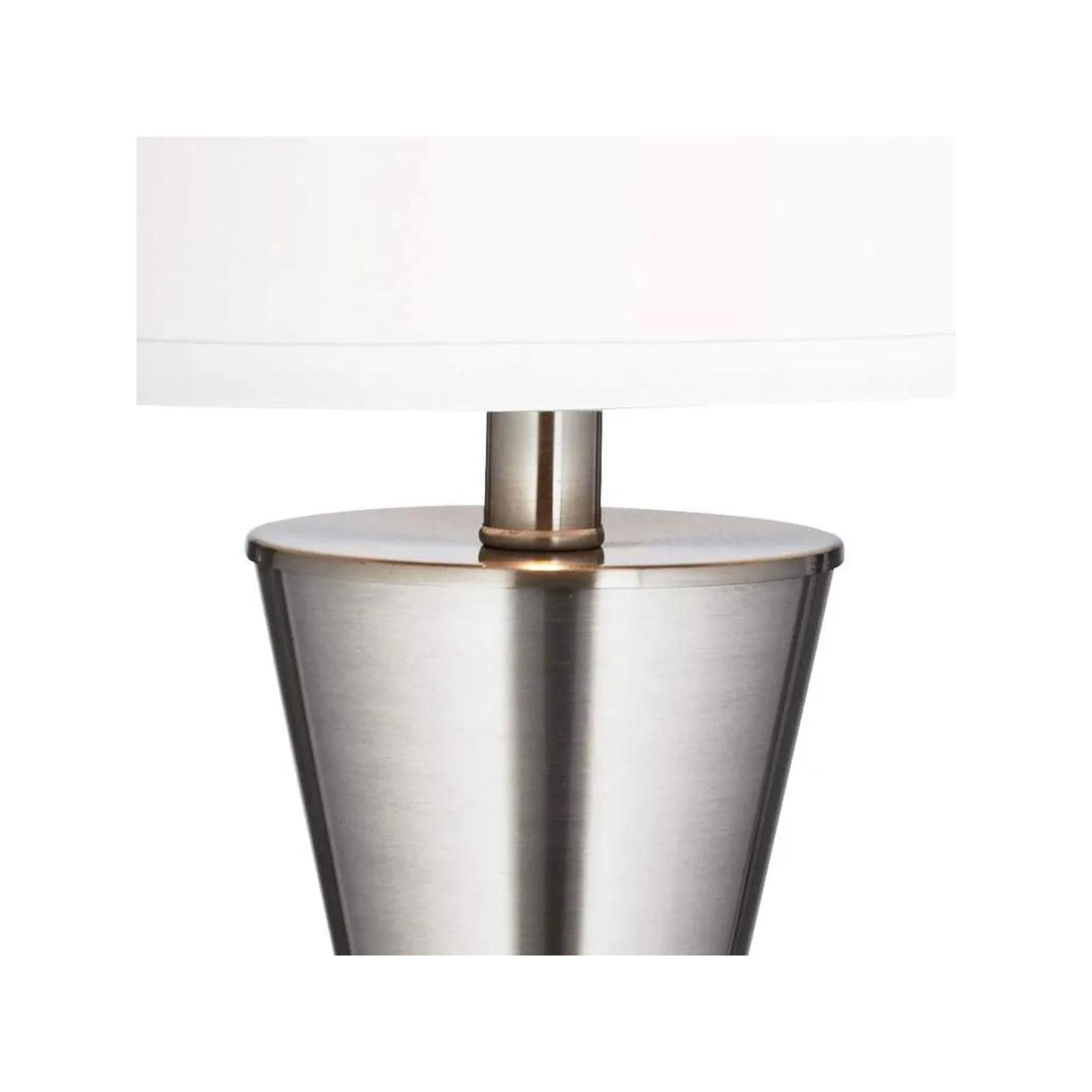 Brushed Nickel Table Lamp 29.5"H