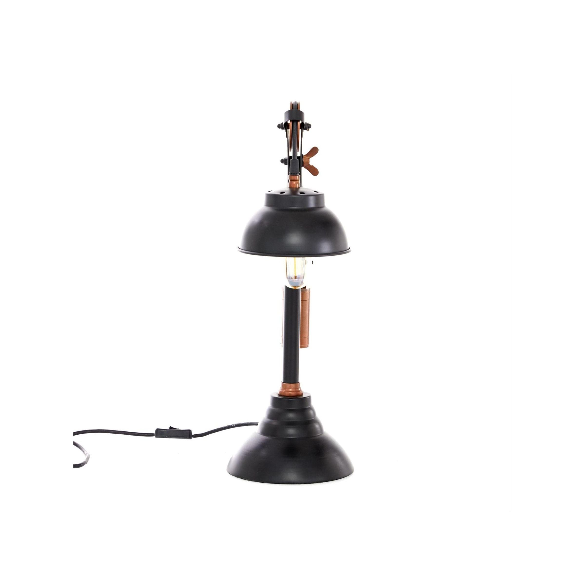 Metal Pully Desk Lamp 24"H