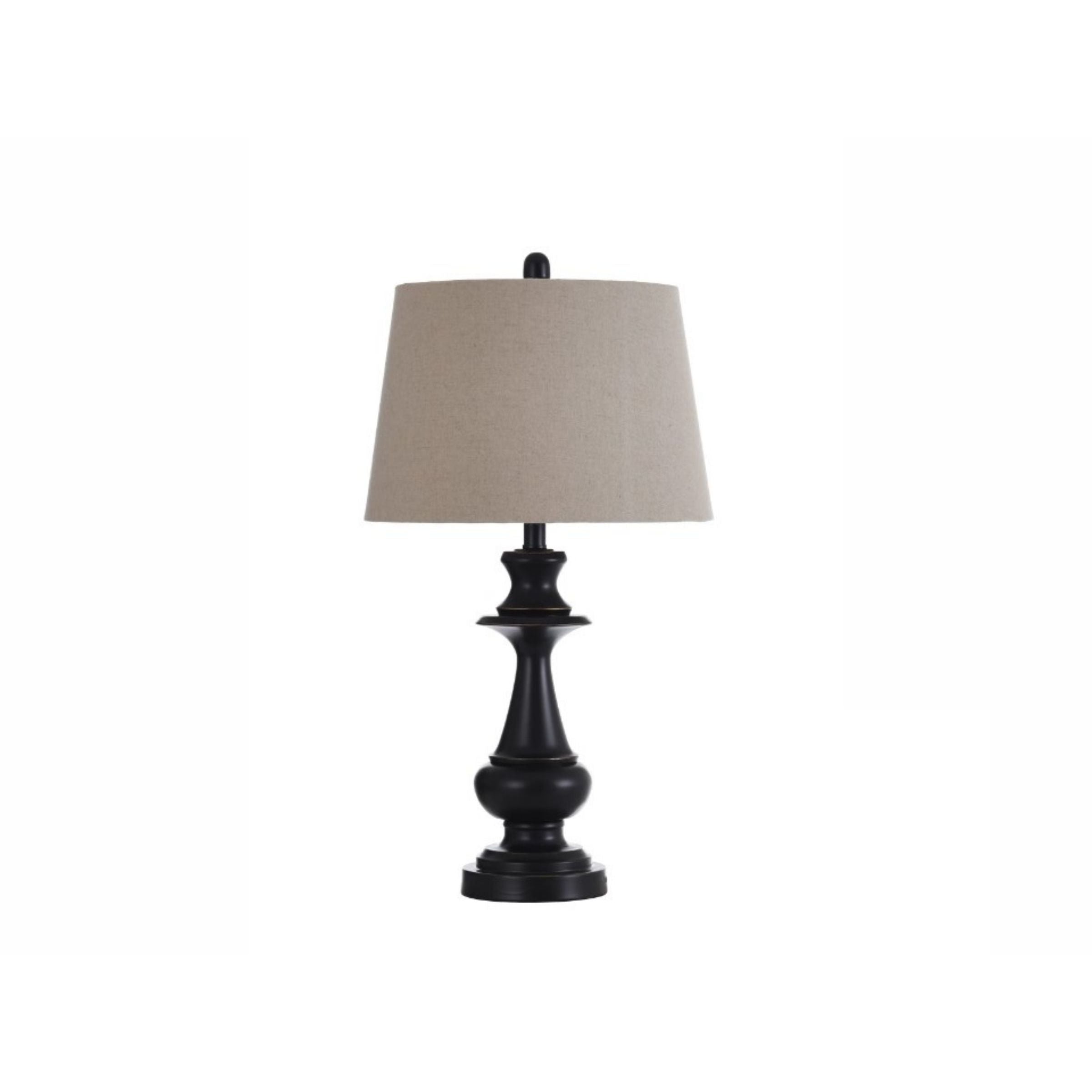 Bronze Metal Table Lamp 28"H
