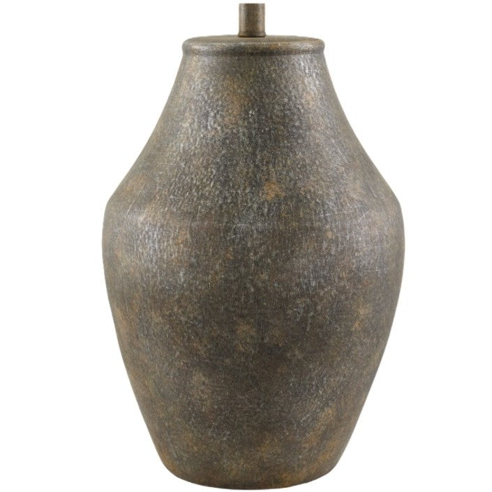 Brown Ceramic Table Lamp 28"H