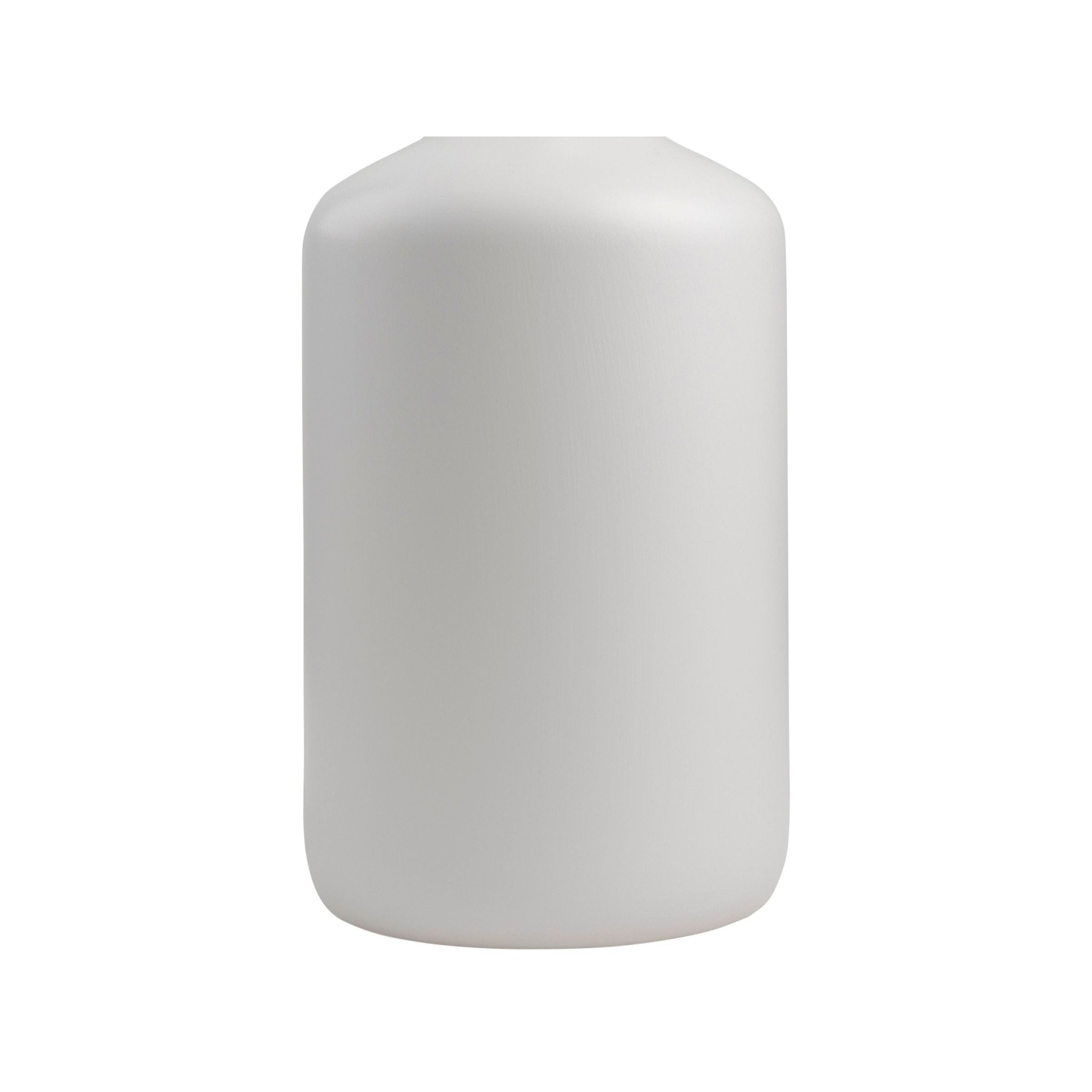 White Matte Ceramic Table Lamp 27"H