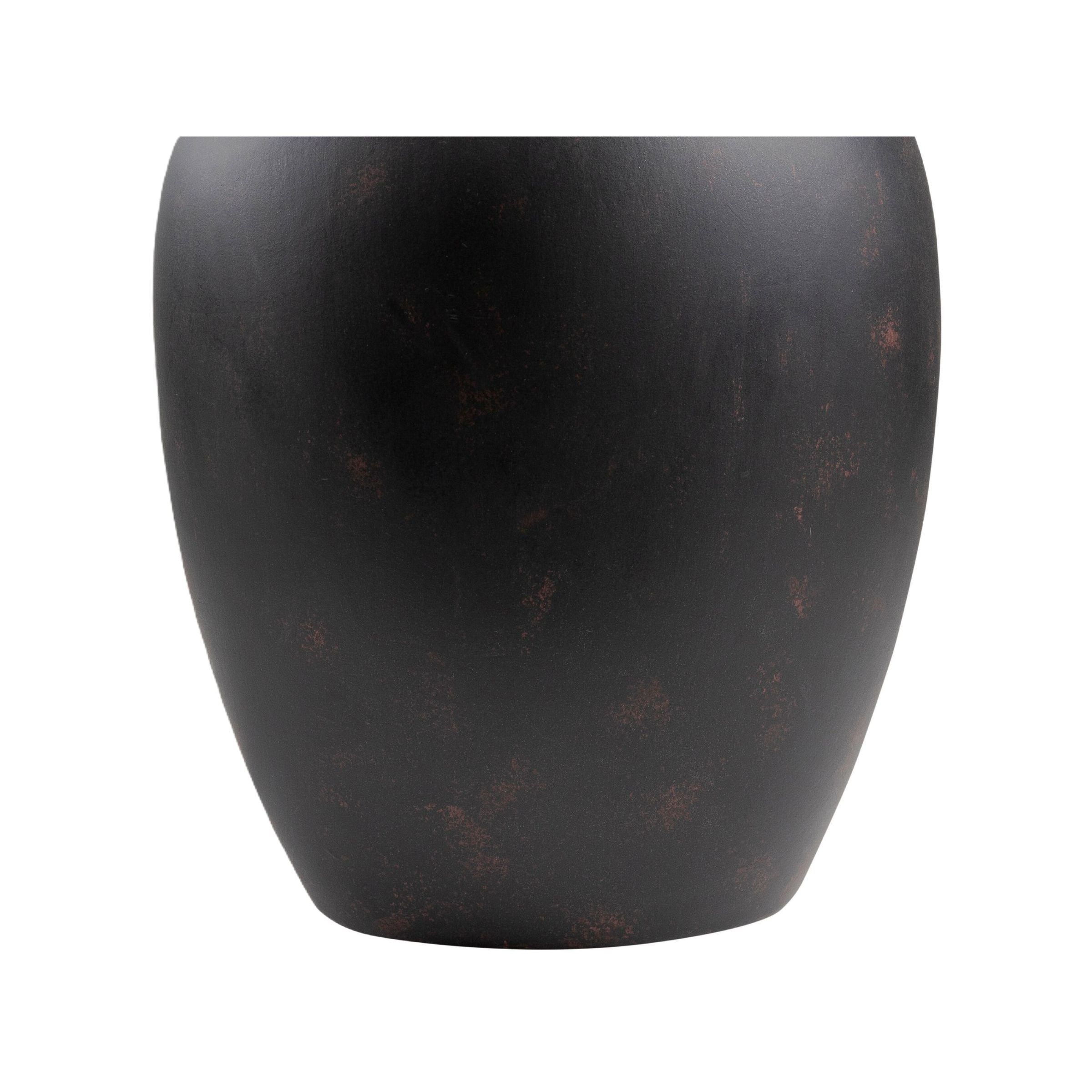 Black Ceramic Table Lamp 25"H