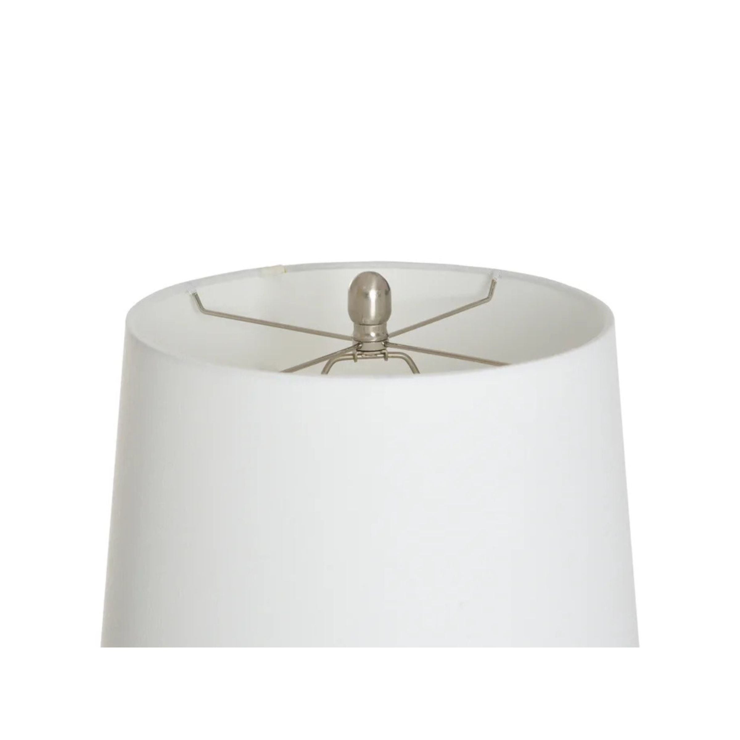 Iridescent Pearl Ceramic Table Lamp 29"H