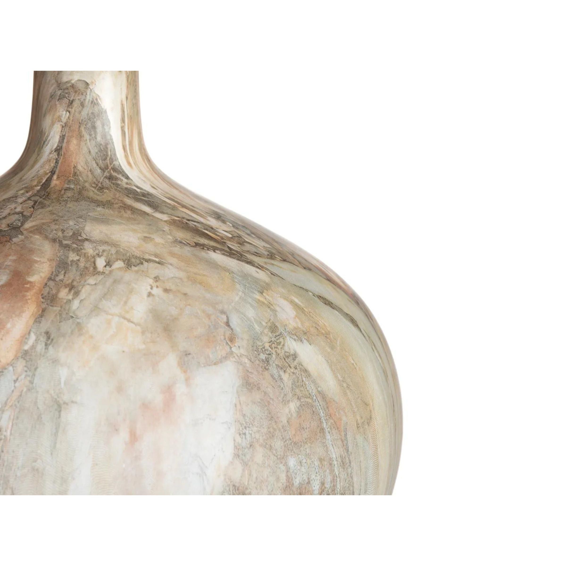 Pastel Swirl Ceramic Table Lamp 27.5"H