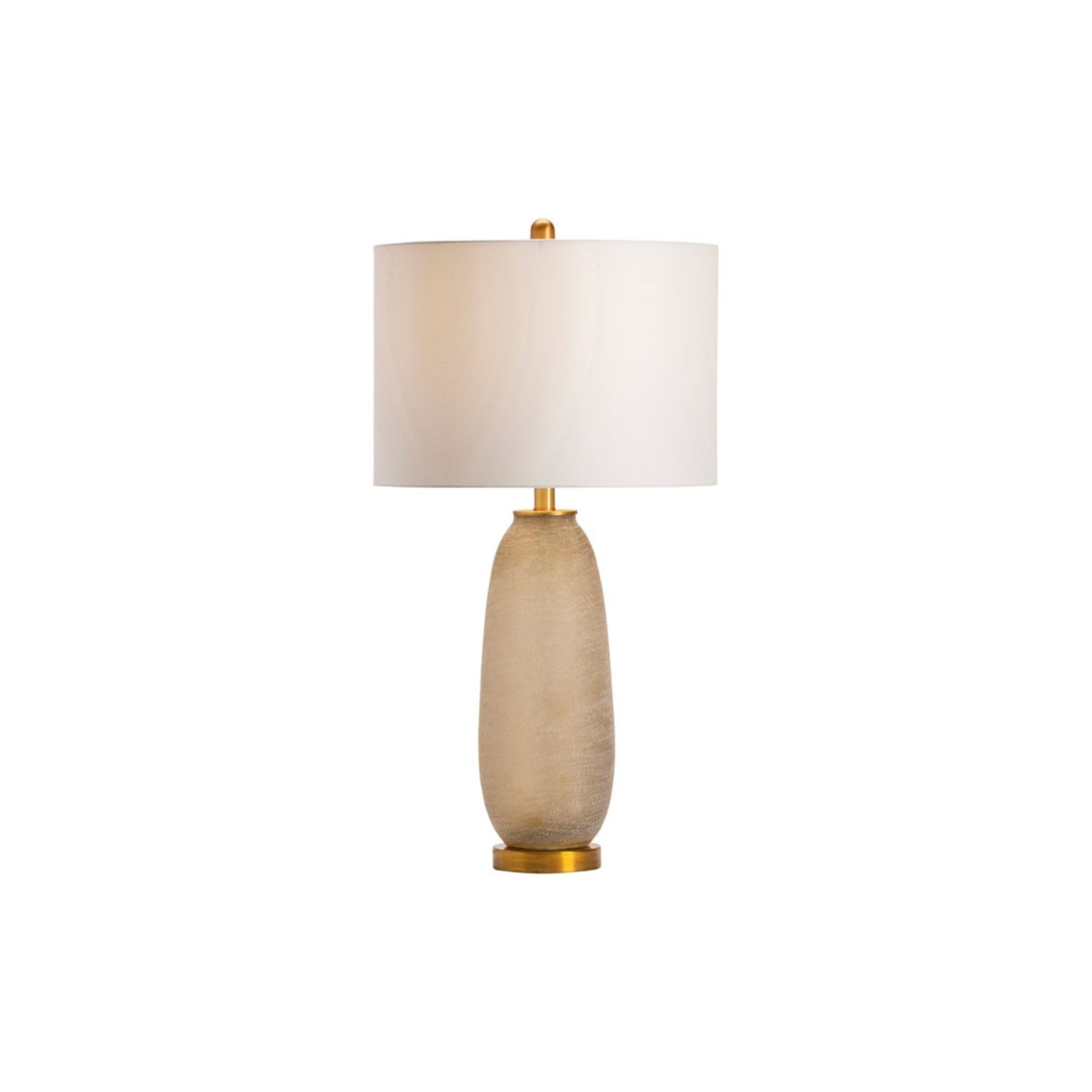 Gold Textured Glass Table Lamp 30.25"H
