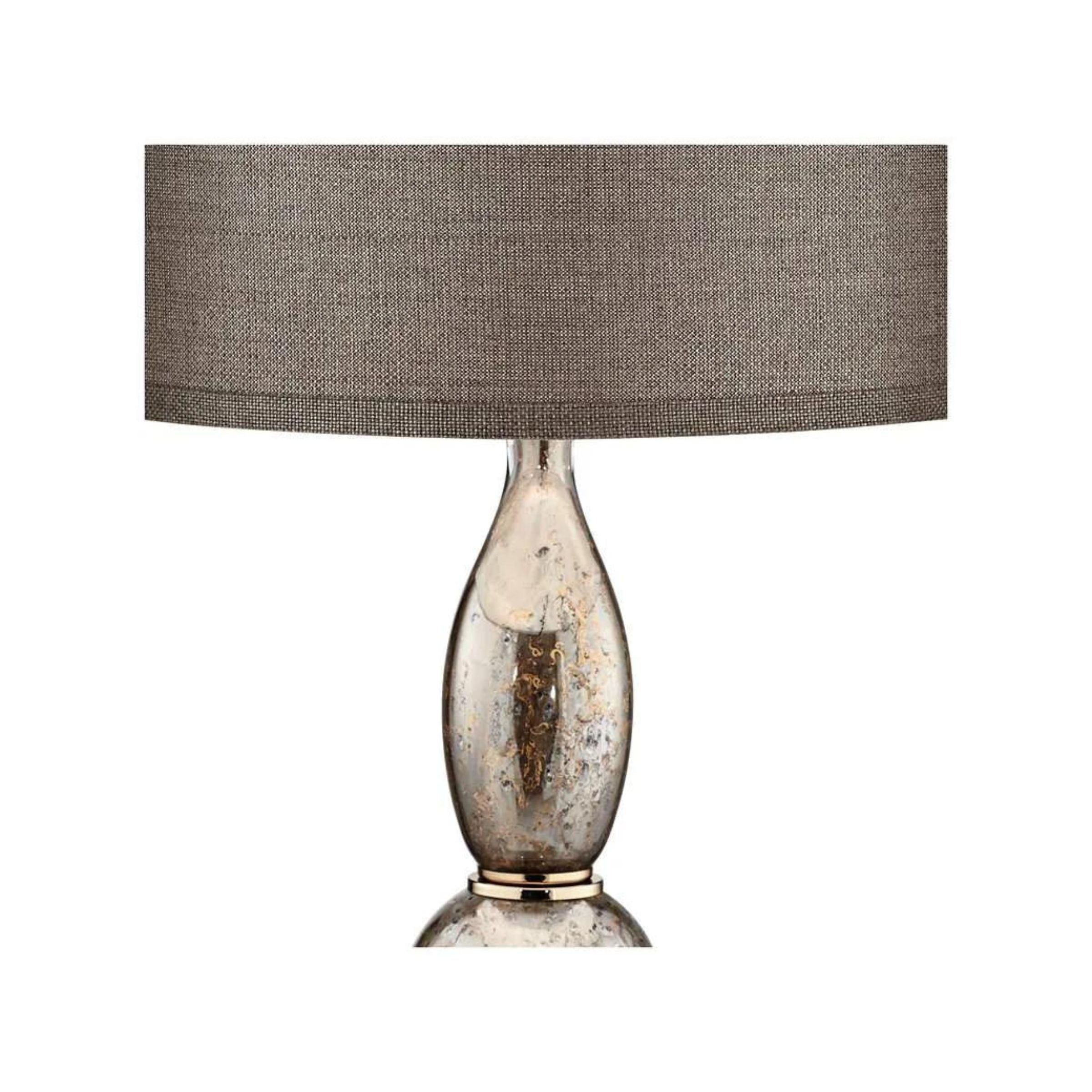 Antique Copper Mercury Glass Table Lamp 32"H