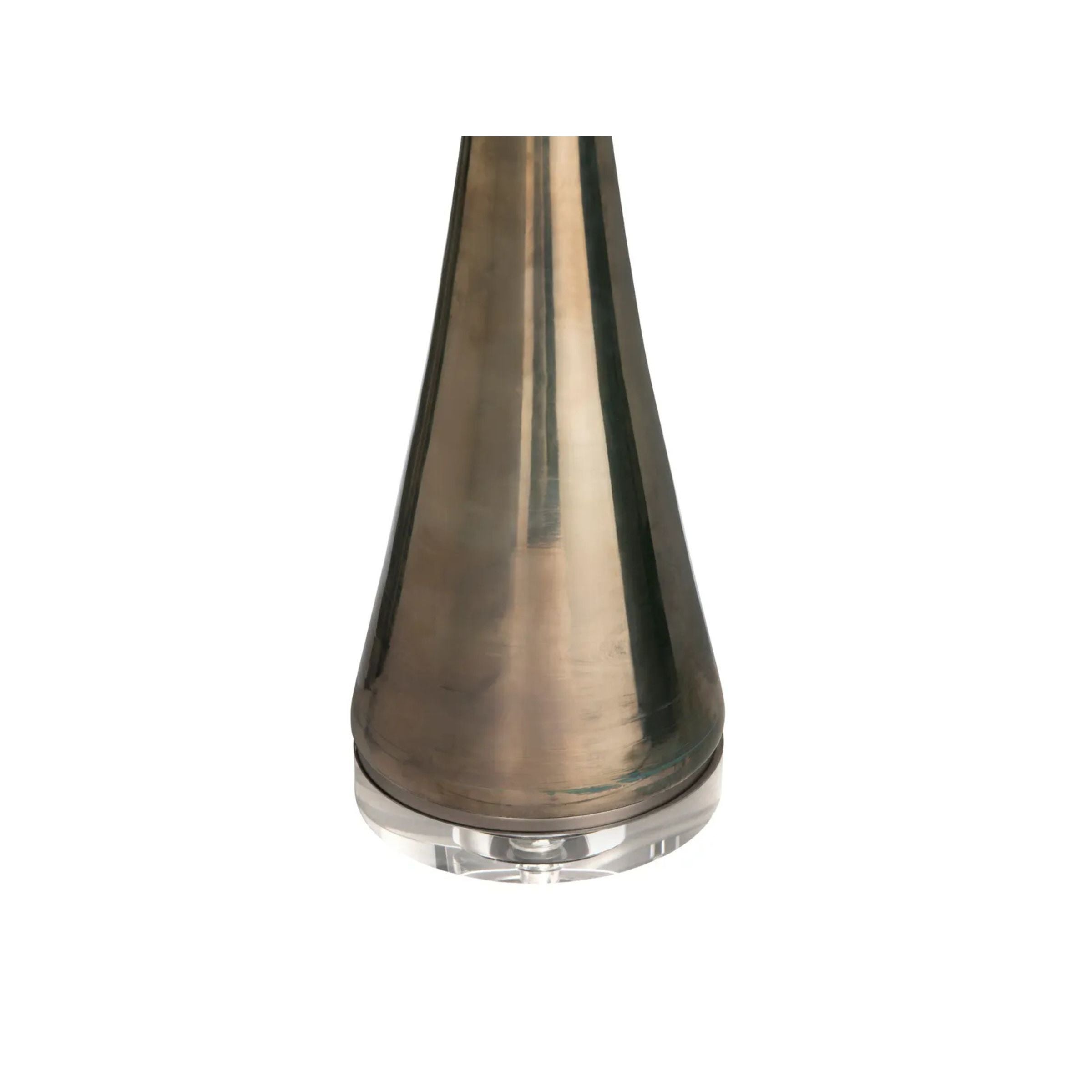 Bronze Glass Table Lamp 36.5"H