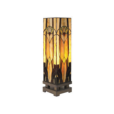 Marley Tiffany-Style Glass Luminary Lamp 6"W x 21"H