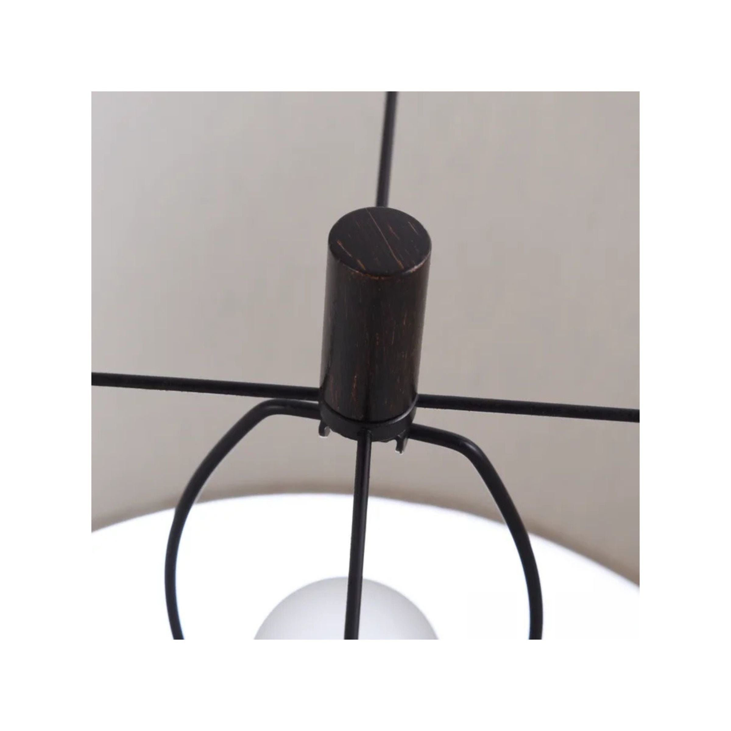 Mercury Glass and Metal Table Lamp 29"H