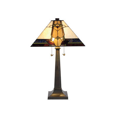 Marley Tiffany-Style Glass Table Lamp 29"H