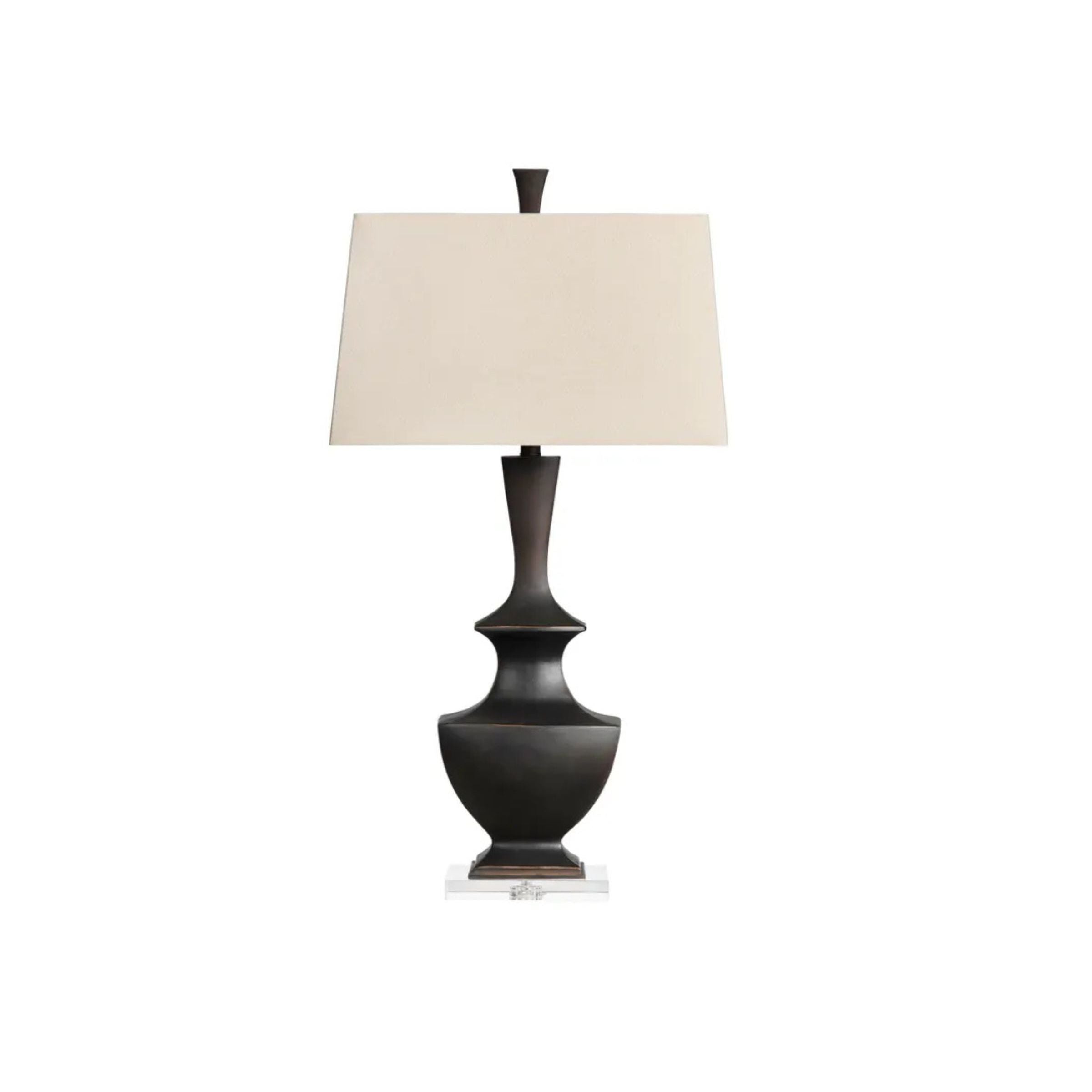 Modern Black Table Lamp 35"H