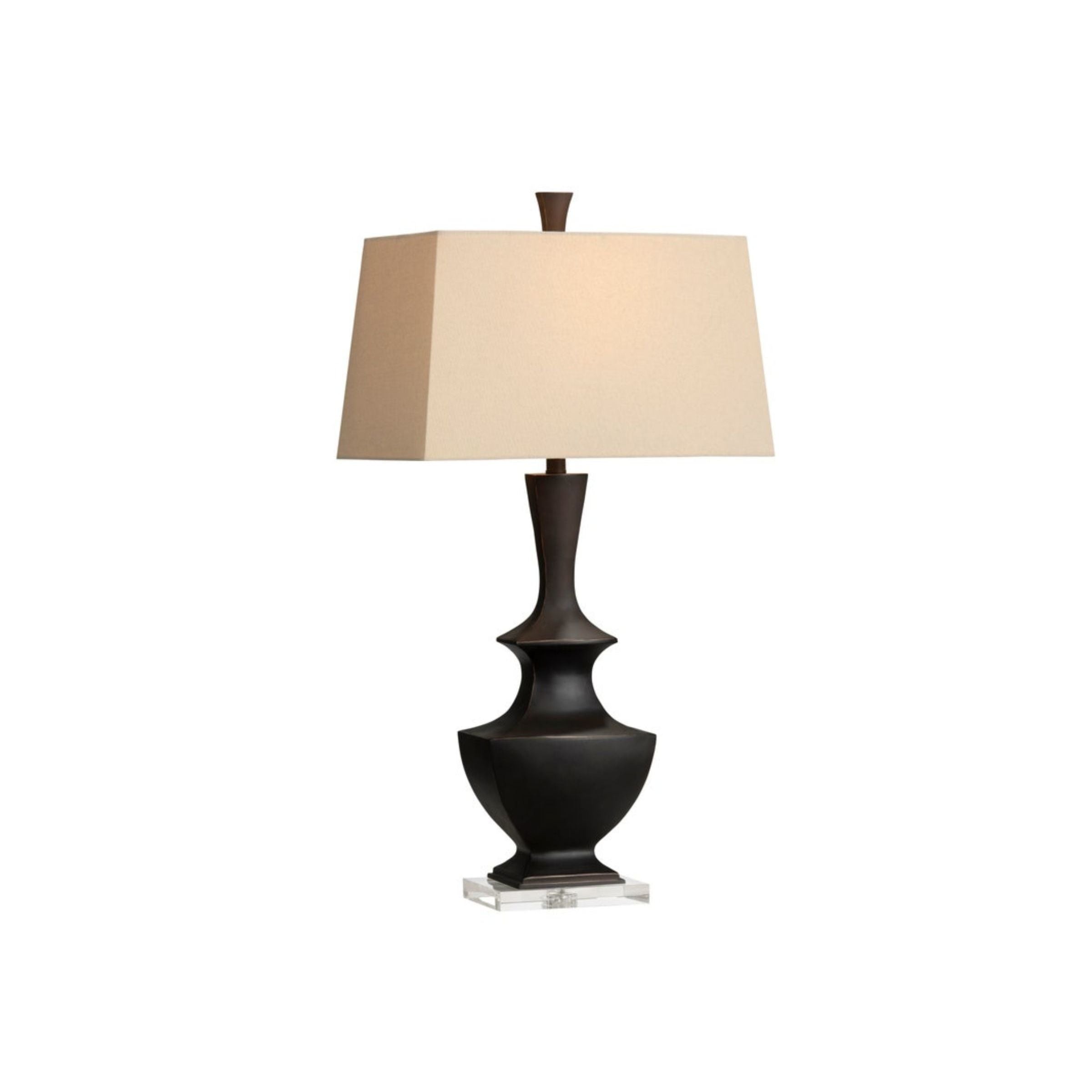 Modern Black Table Lamp 35"H