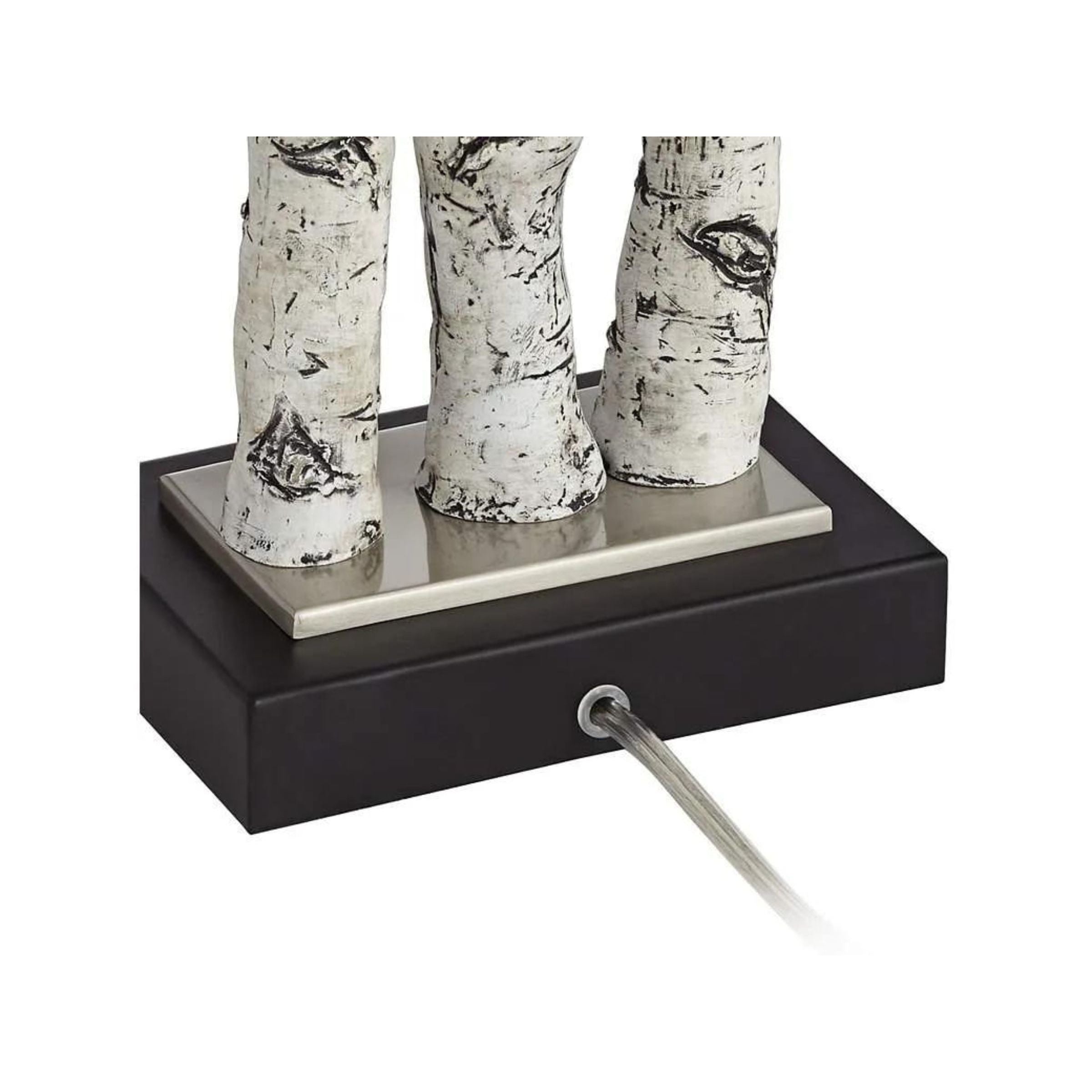 White Branches Table Lamp 30"H