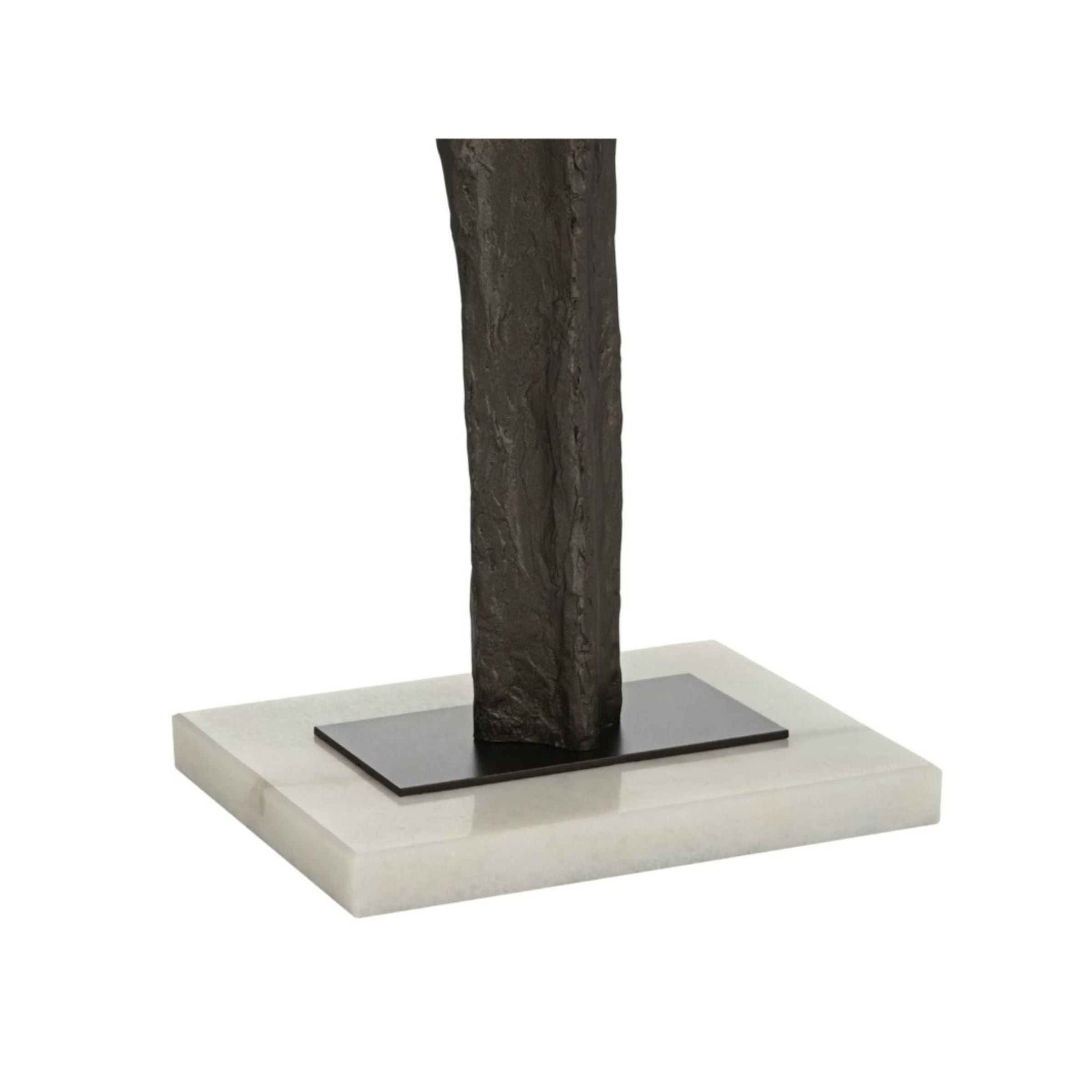 Black Sculpture Table Lamp 38.5"H