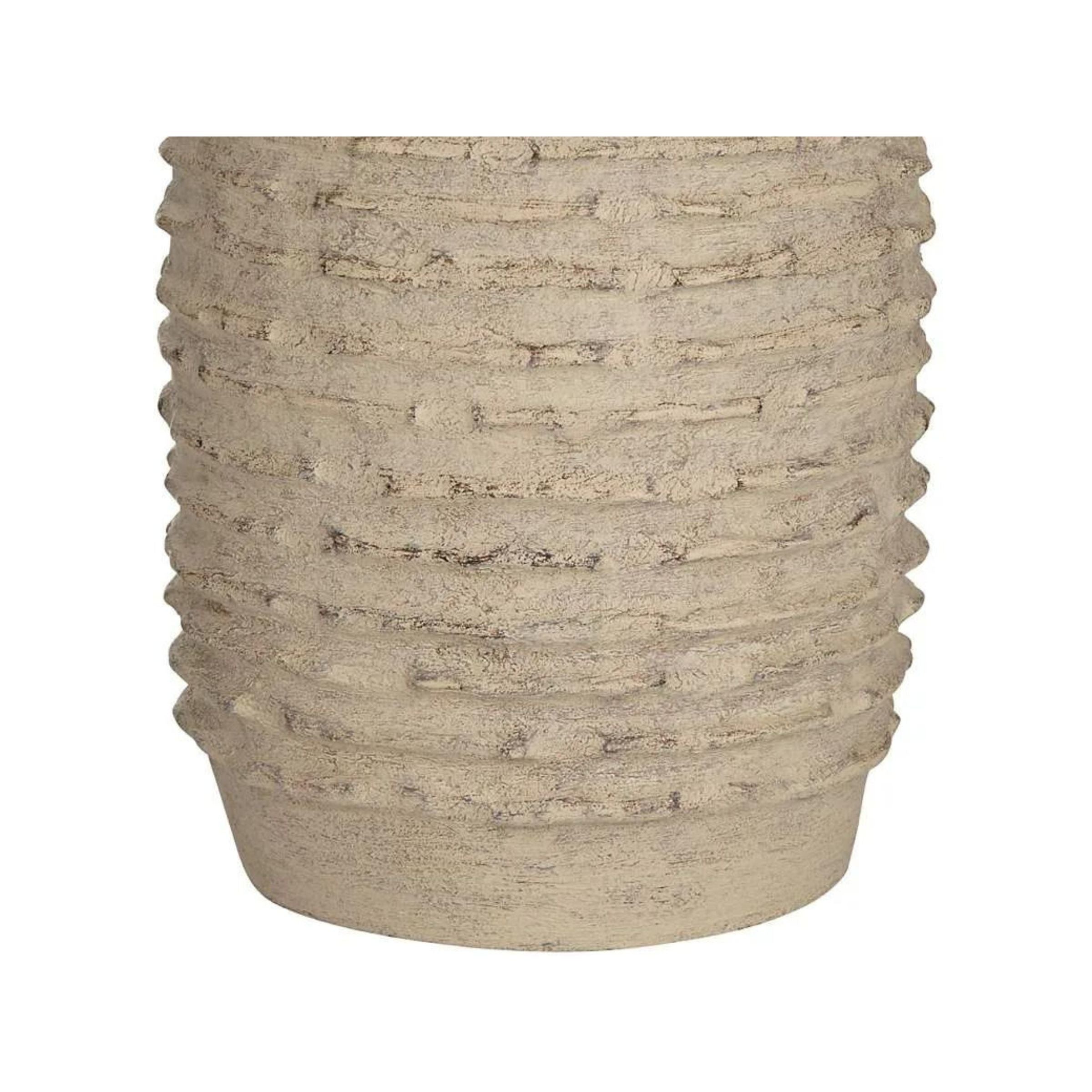 Beige Textured Wash Table Lamp 31"H