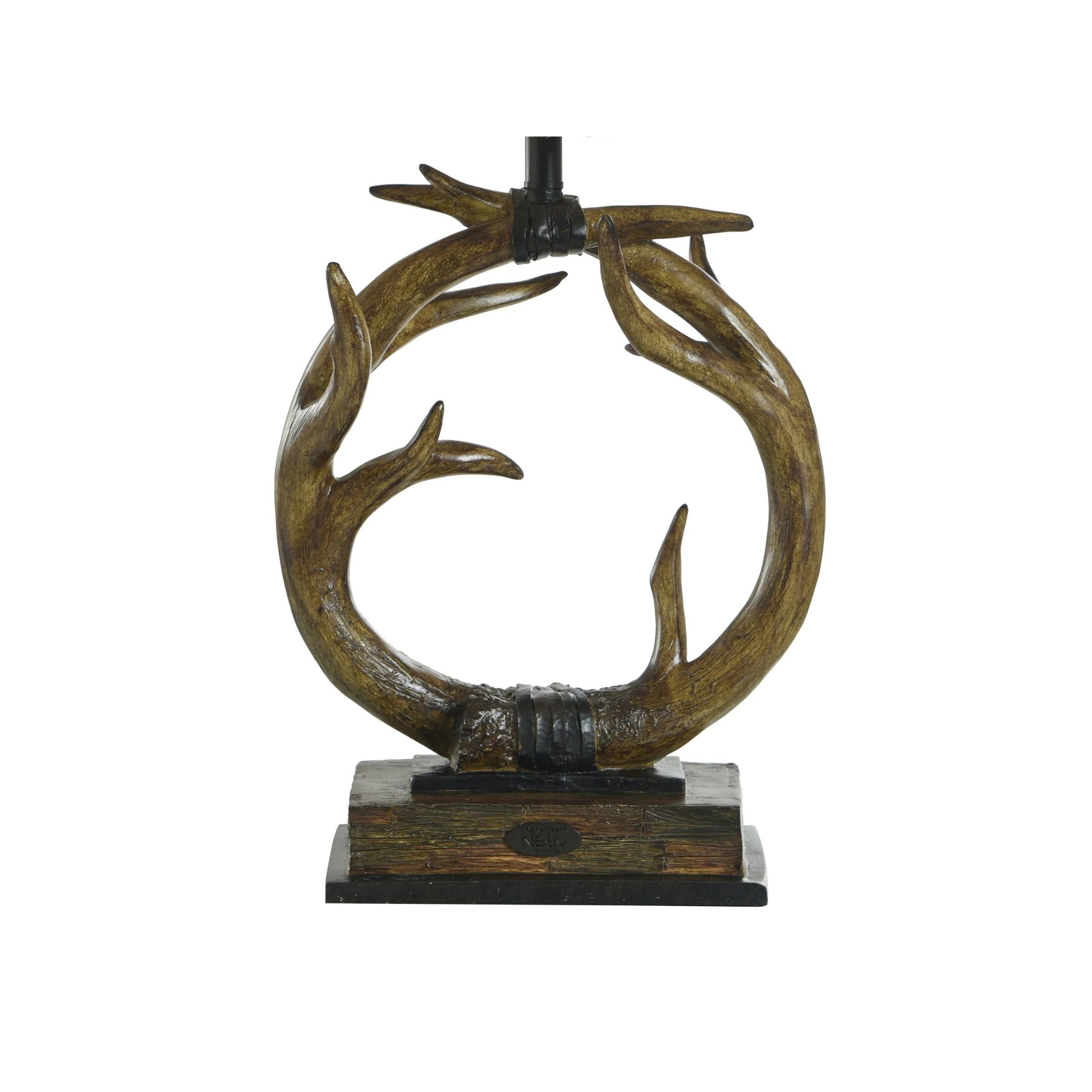 Antler Table Lamp 30"H