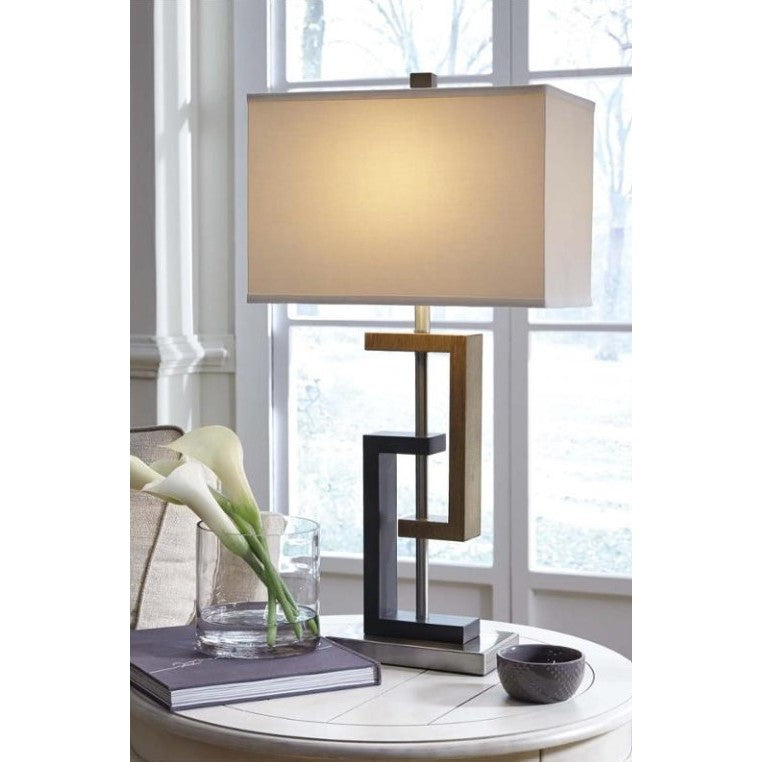 Pair of Two Tone Table Lamps 29"H