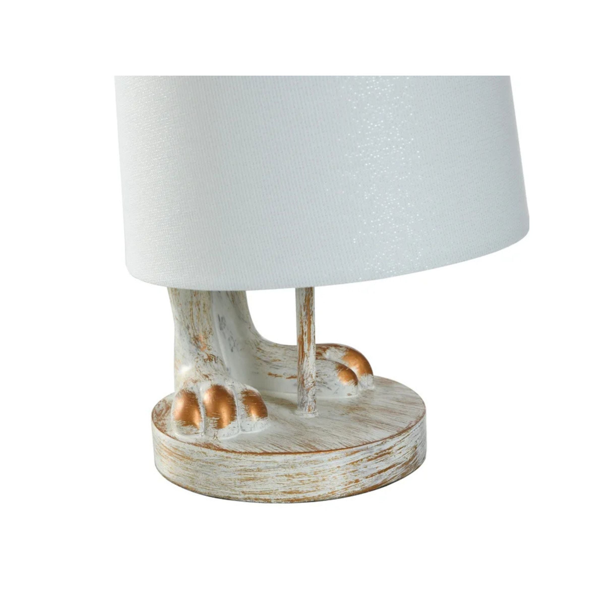 Antique Gold Rabbit Accent Lamp 23"H