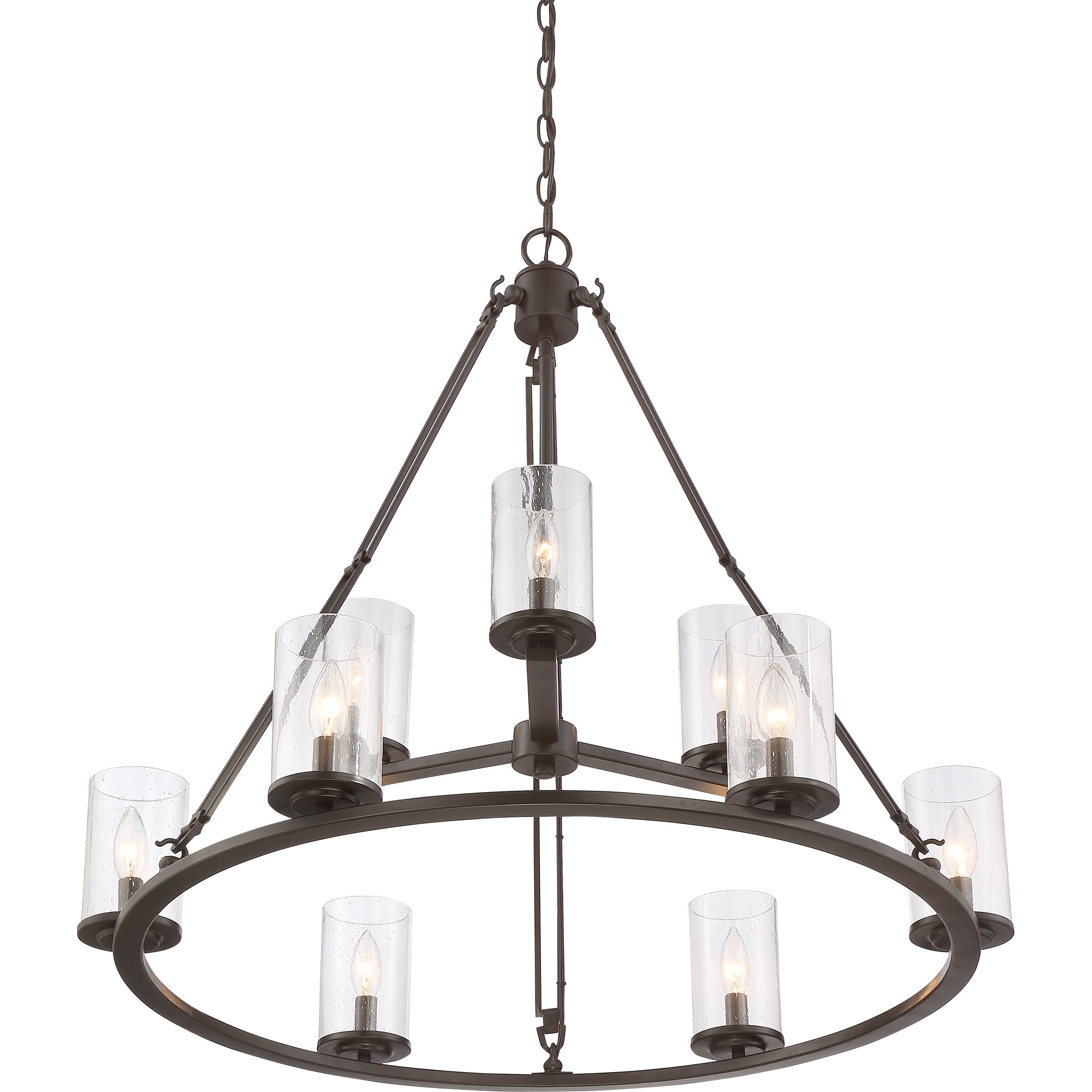 Buchanan Rods Chandelier 30"W x 33"D x 33"H