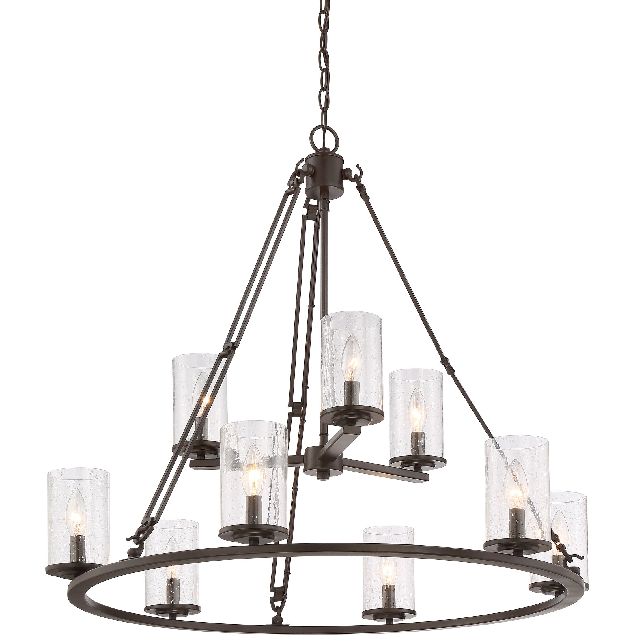 Buchanan Rods Chandelier 30"W x 33"D x 33"H