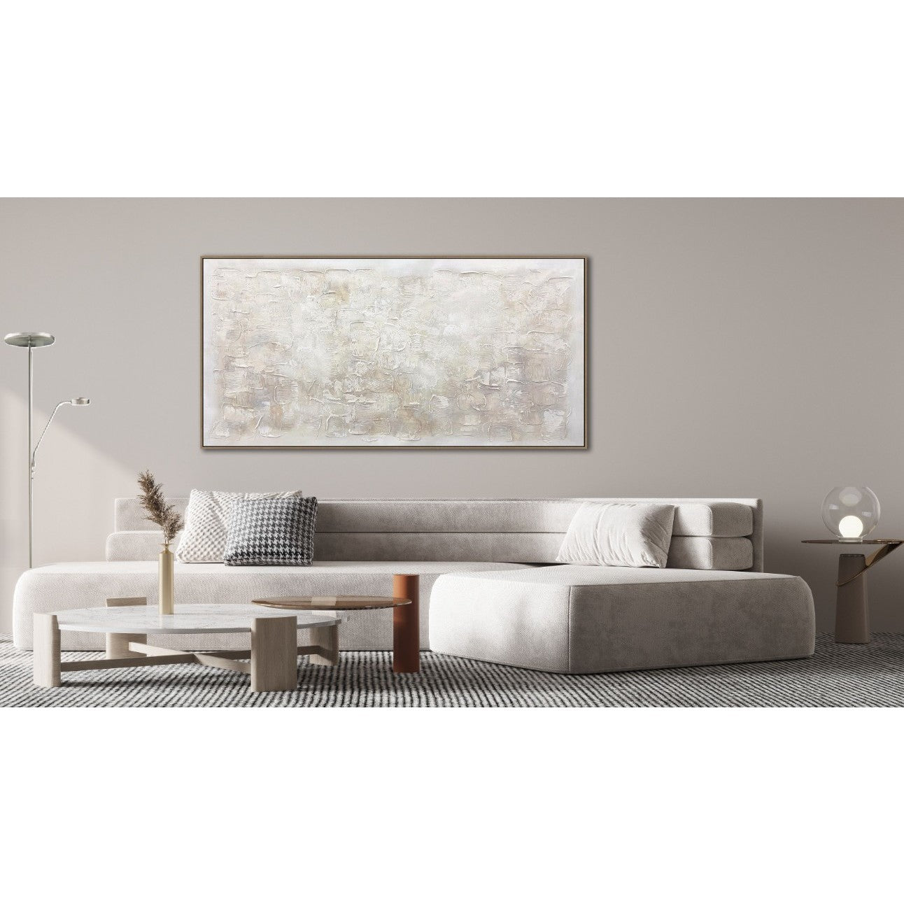 Brushed Nickel With Reading Light LED Torchiere 72"H