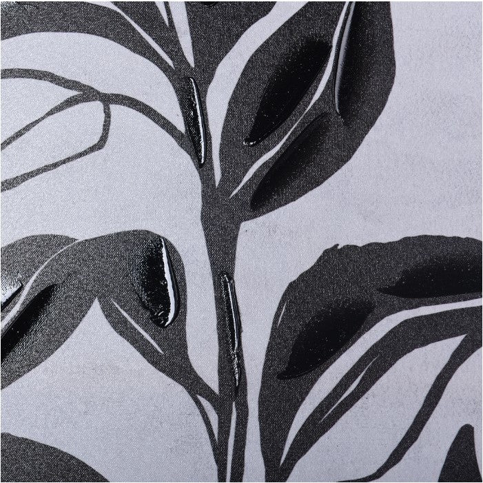 Charcoal Botanical II Framed Canvas Art 24"W x 35"H
