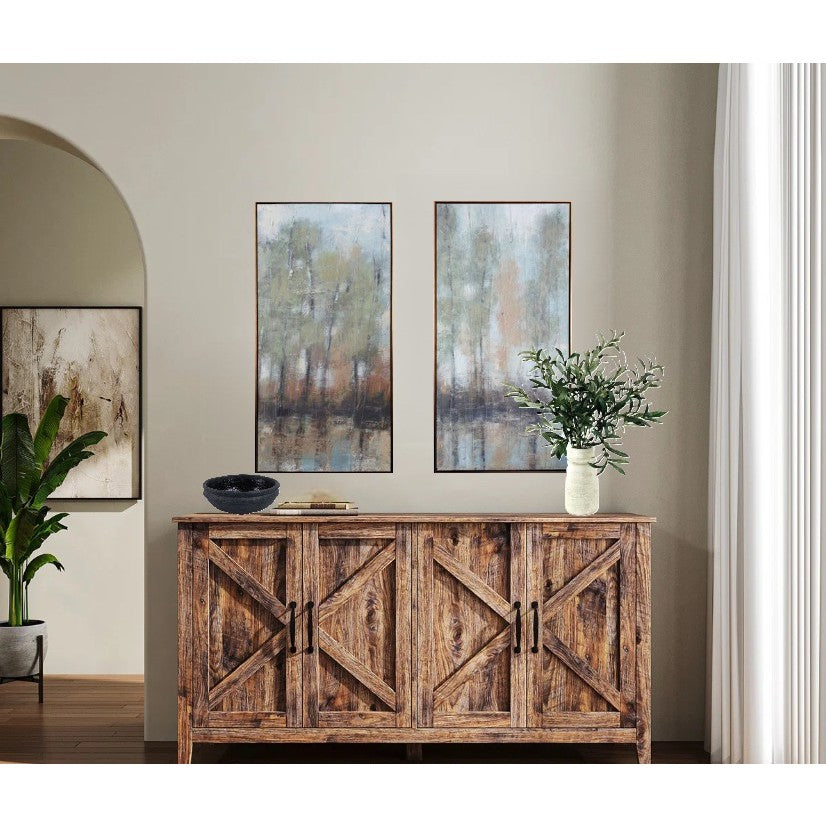 Green Forest I Canvas Art 32"W x 62"H