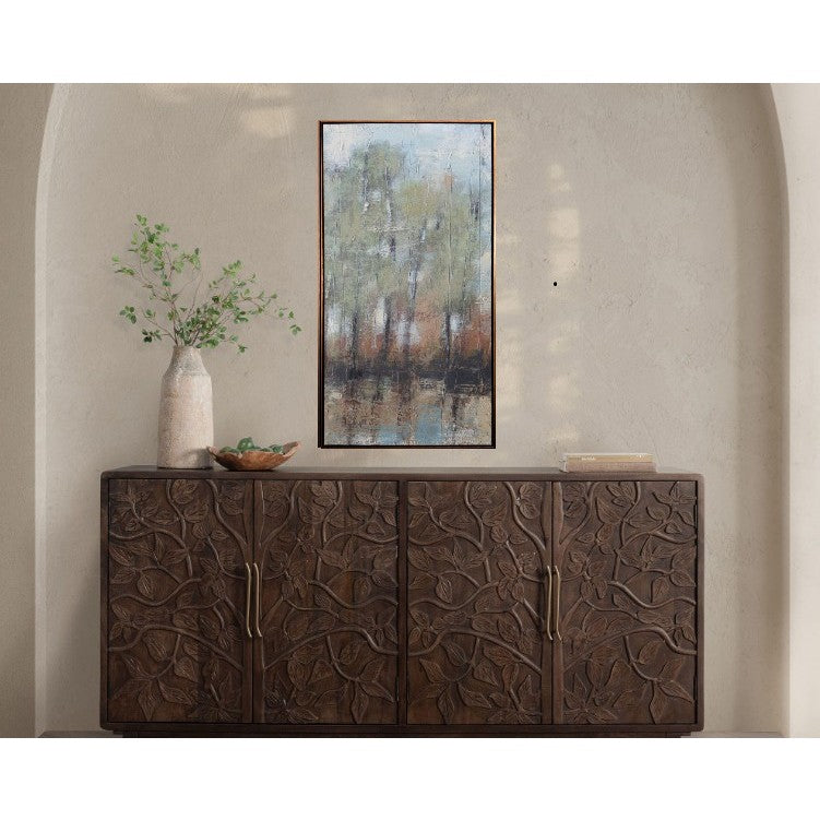 Green Forest II Canvas Art 32"W x 62"H