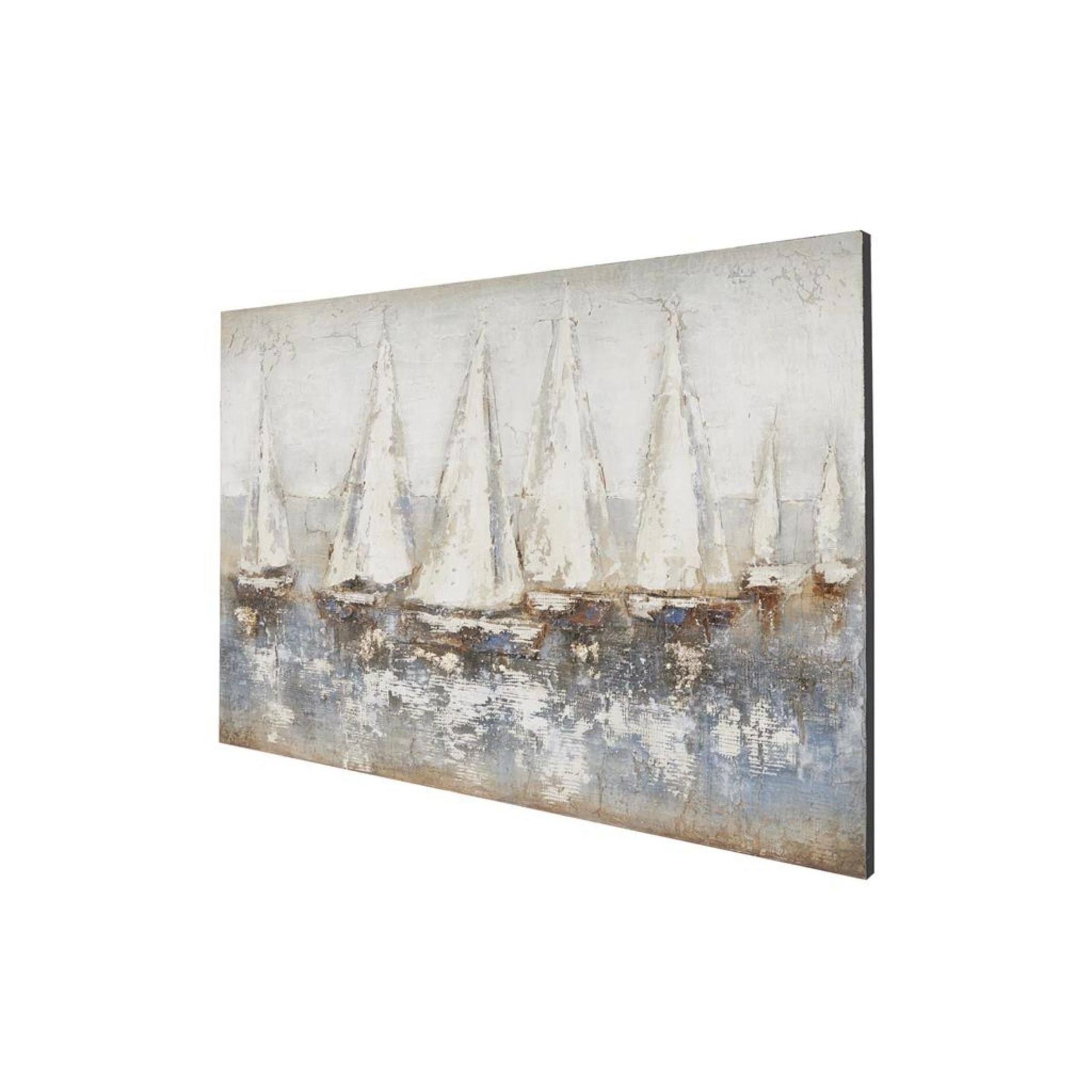 Sailboats Canvas Art 59"W x 40"H