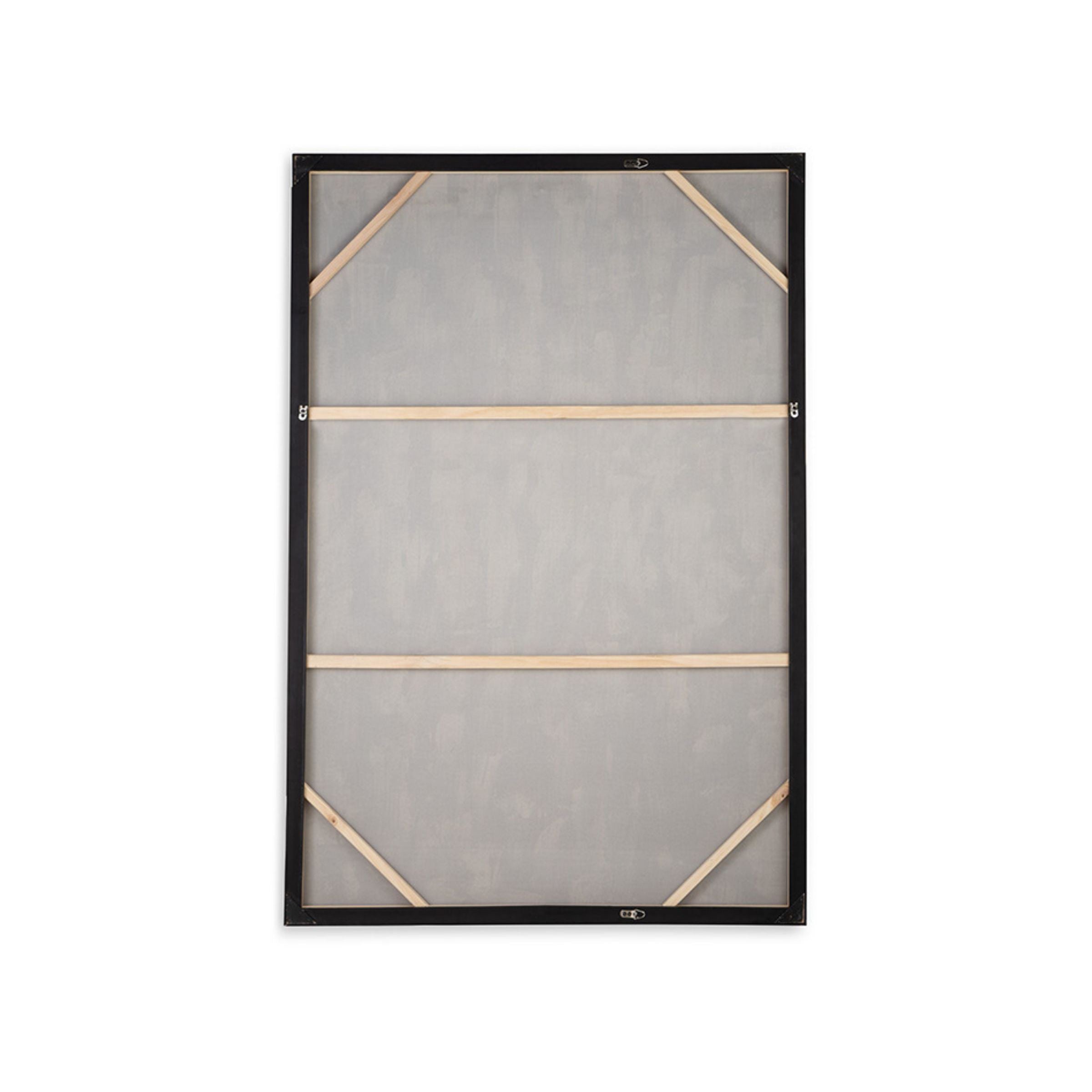 Moody Abstract Framed Painting 48"W x 72"H