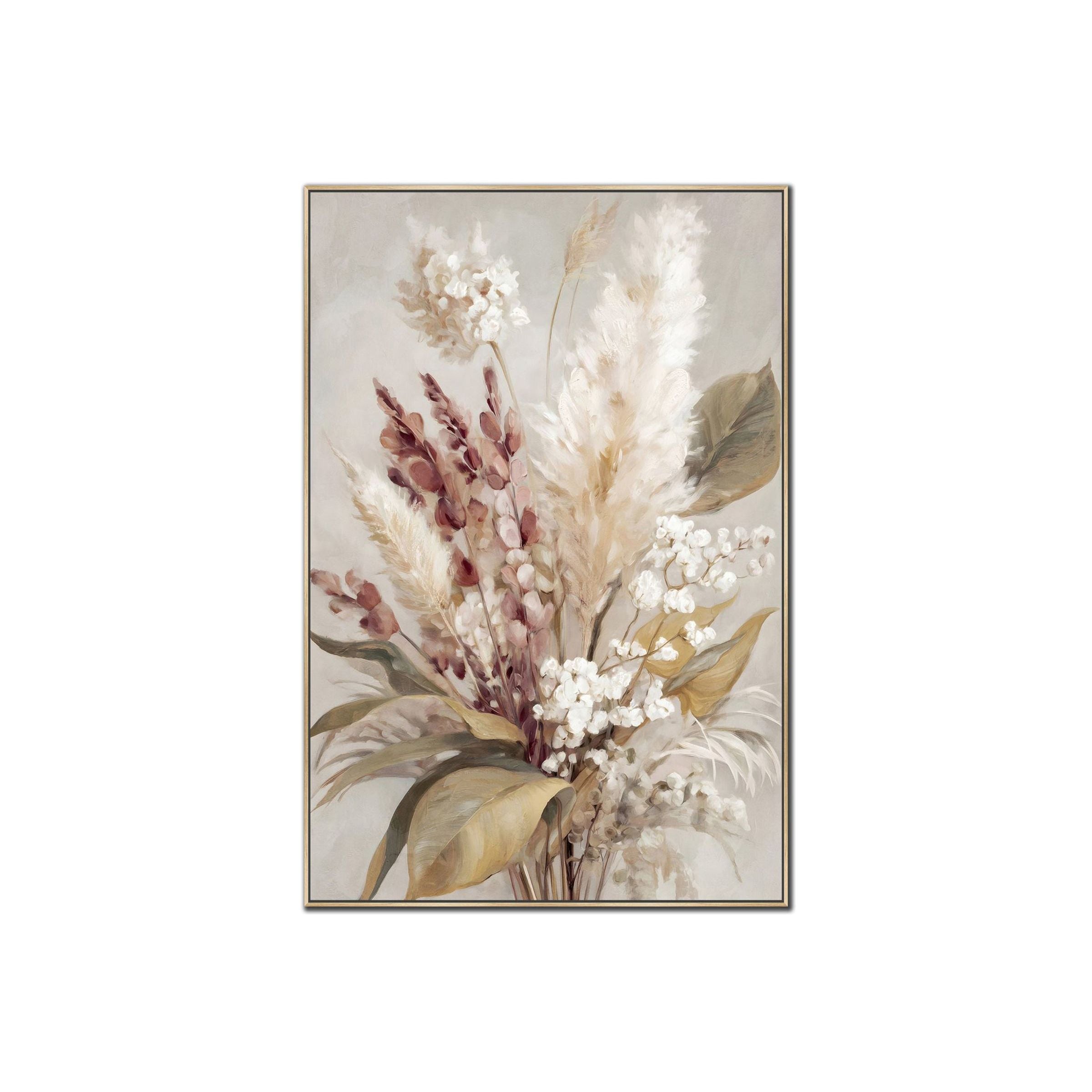 Elegance I Hand Embellished Framed Canvas 24"W x 36"H