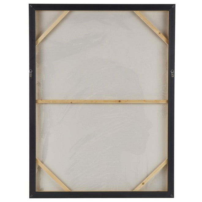 Woman Profile Framed Canvas Art 36"W x 47"H