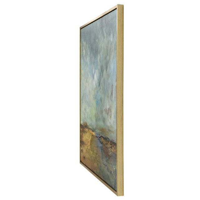Blue Horizon Hand Painted Framed Canvas 42"W x 42"H